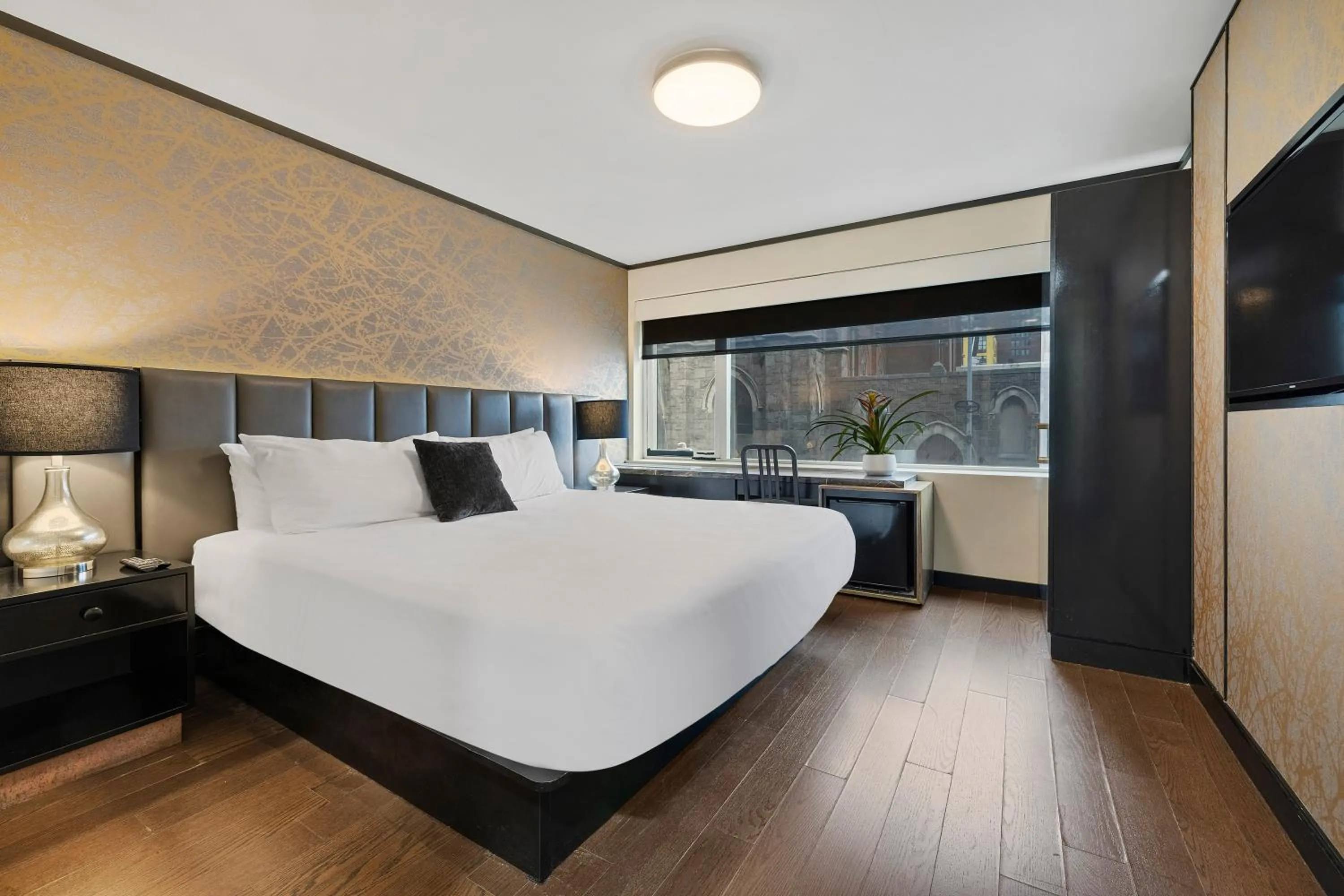 Bed in Hudson Yards Hotel
