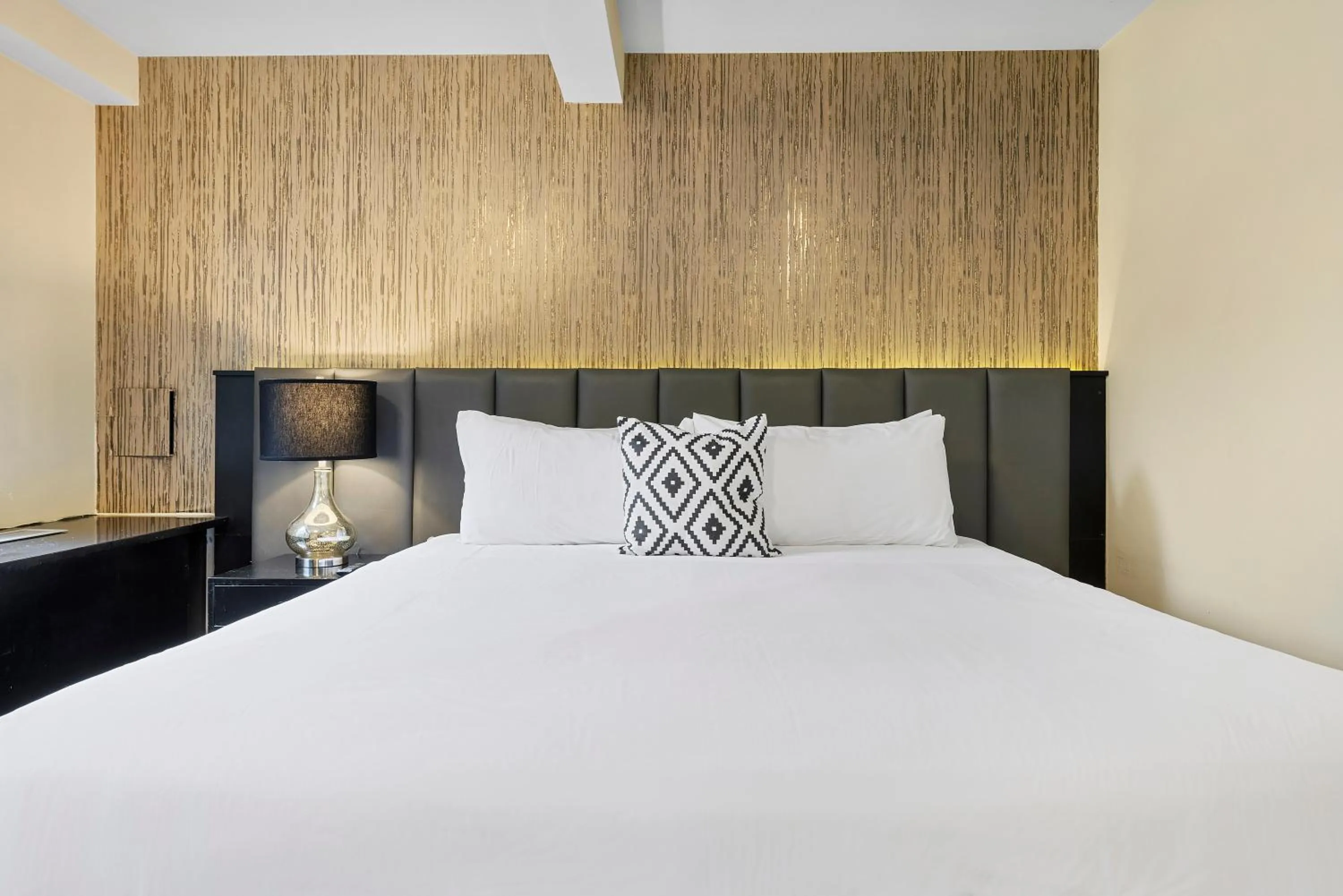 Bed in Hudson Yards Hotel