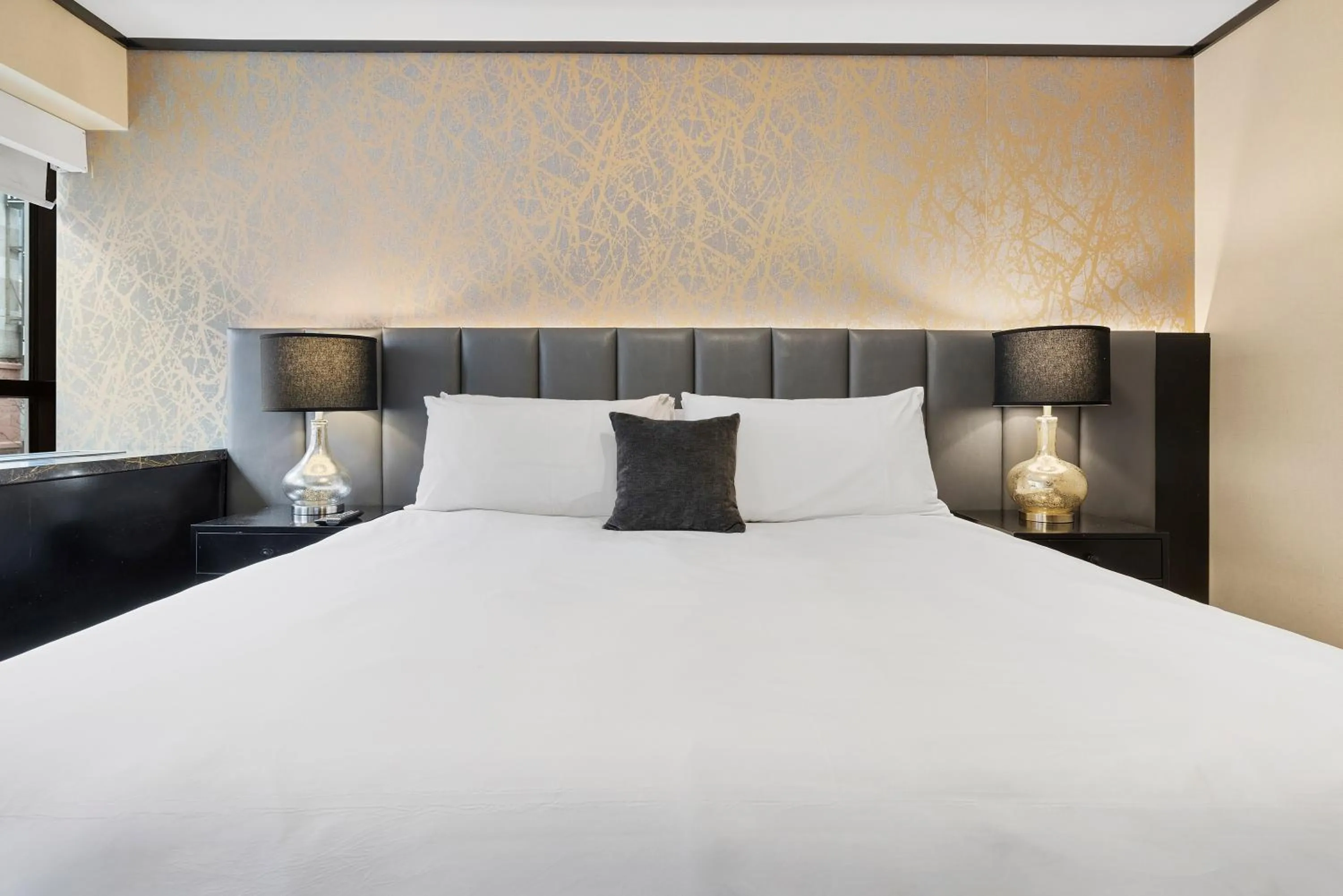 Bed in Hudson Yards Hotel