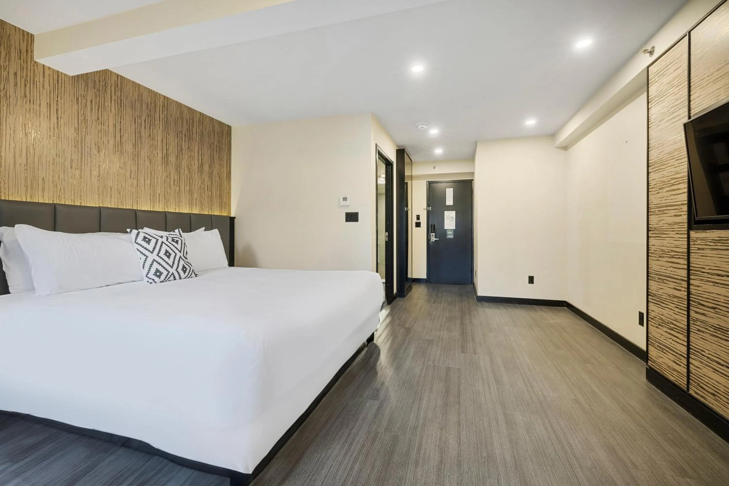 Bed in Hudson Yards Hotel