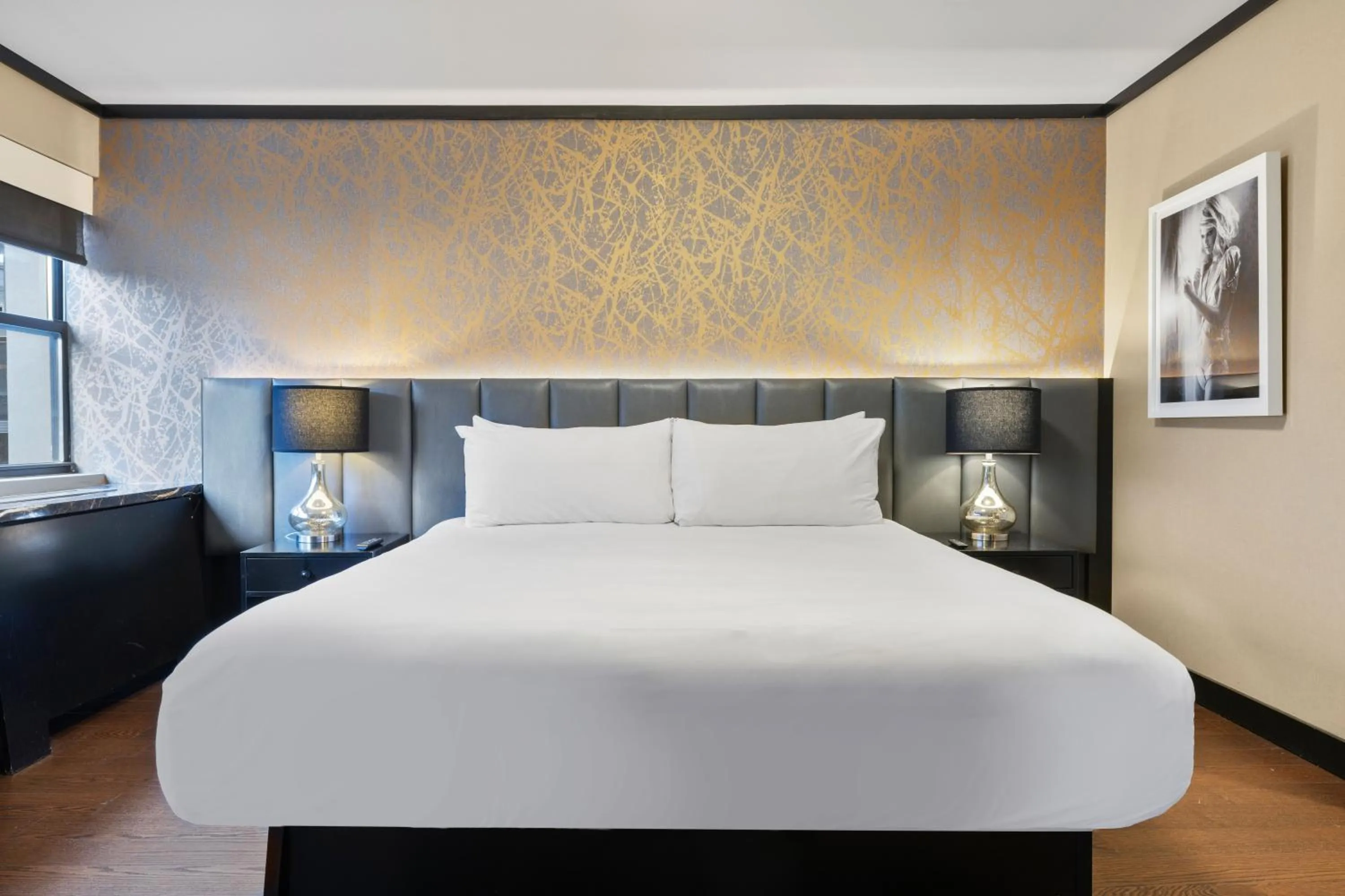 Bed in Hudson Yards Hotel