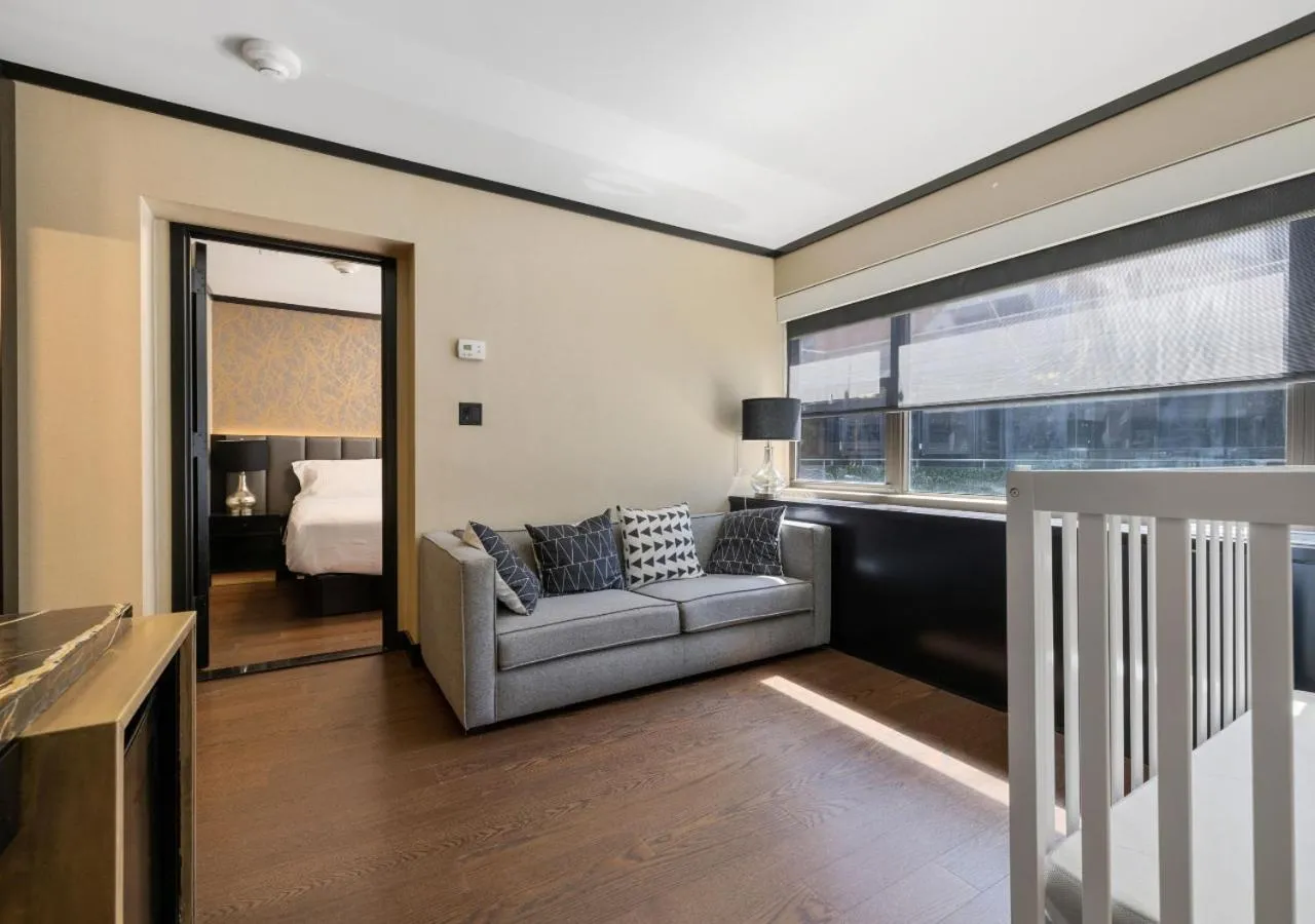 Living room in Hudson Yards Hotel