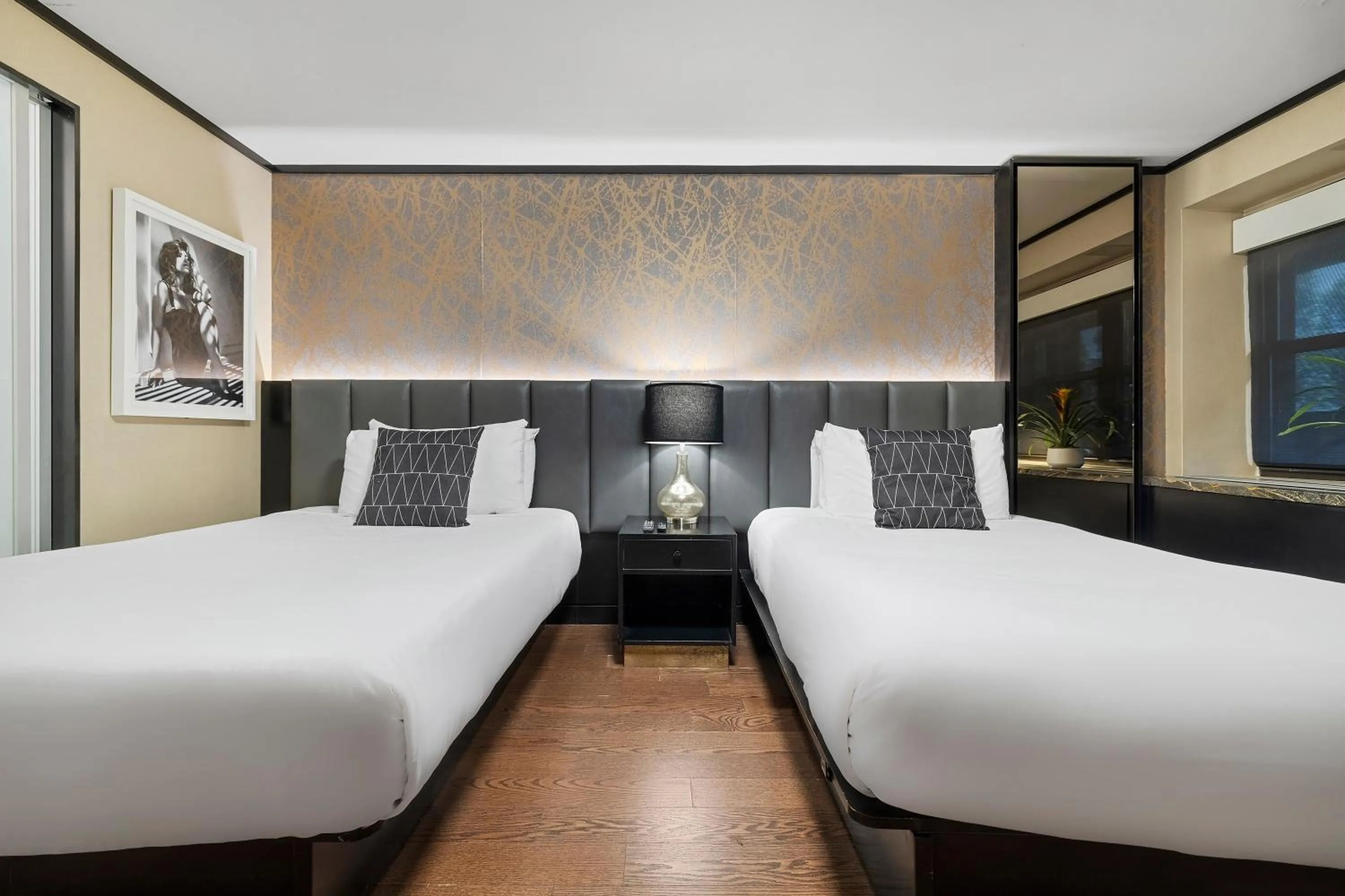 Bed in Hudson Yards Hotel
