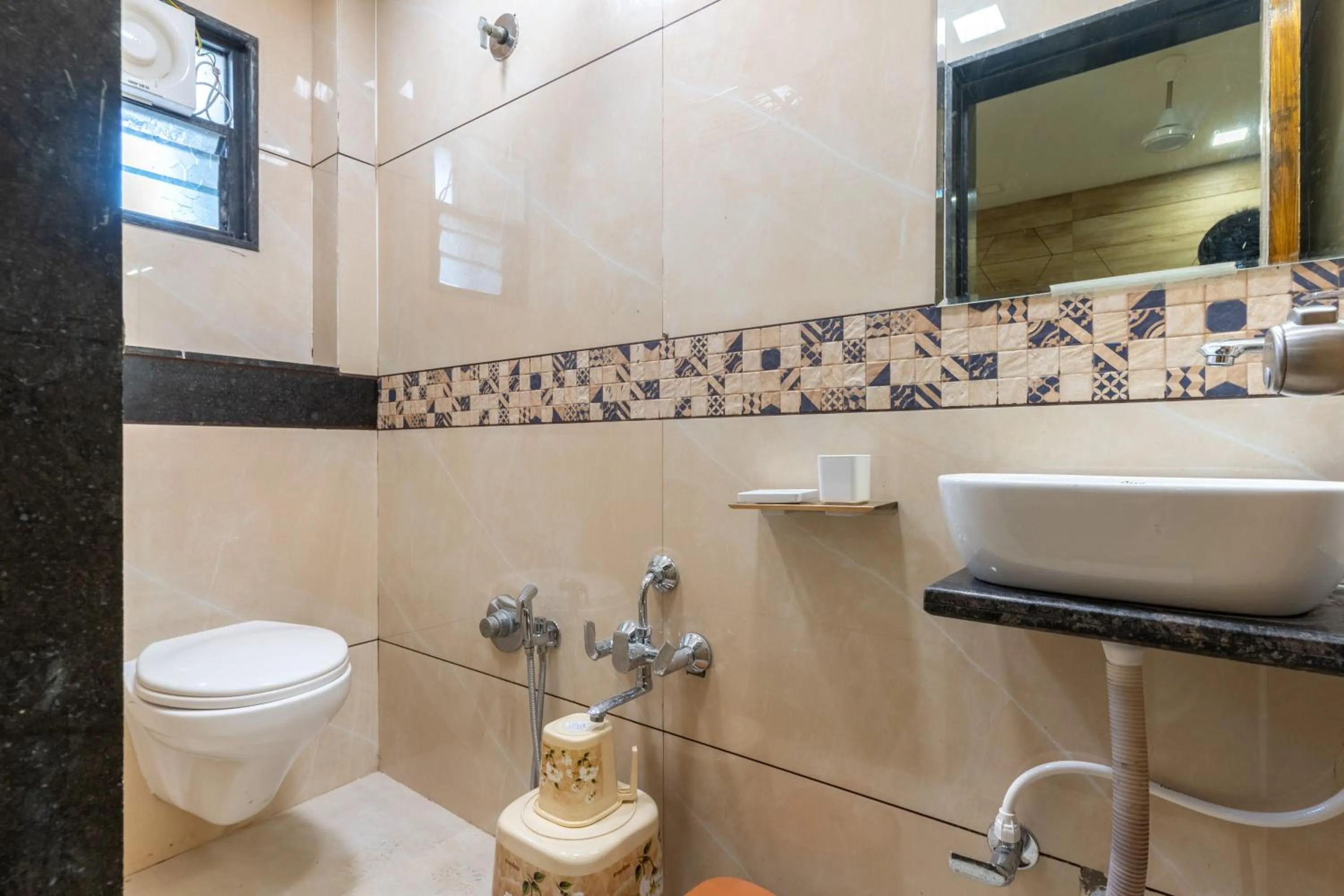 Toilet in Hotel Noble Inn, Ahmedabad