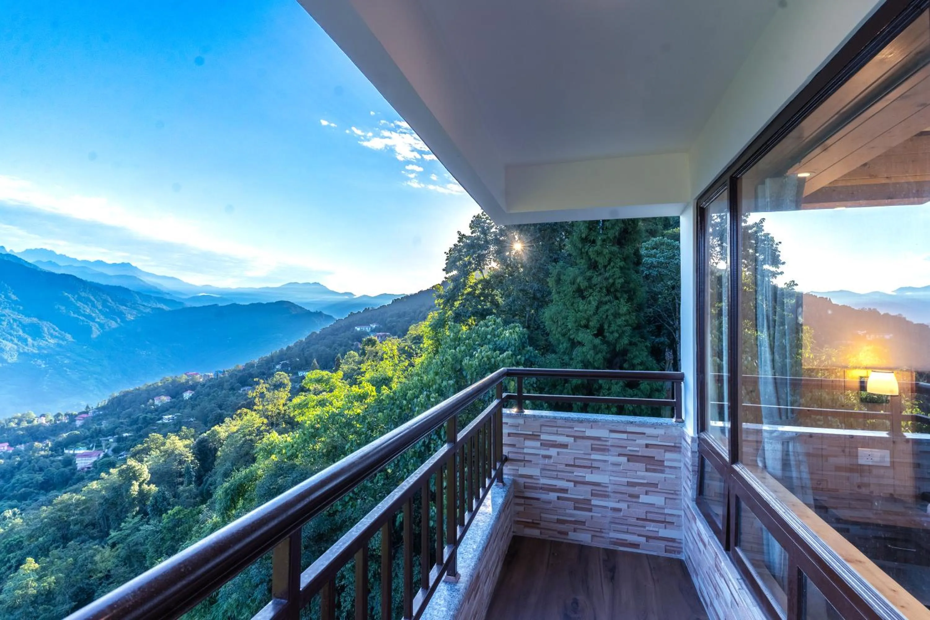 View (from property/room) in The Golden Retreat Hotel in Pelling