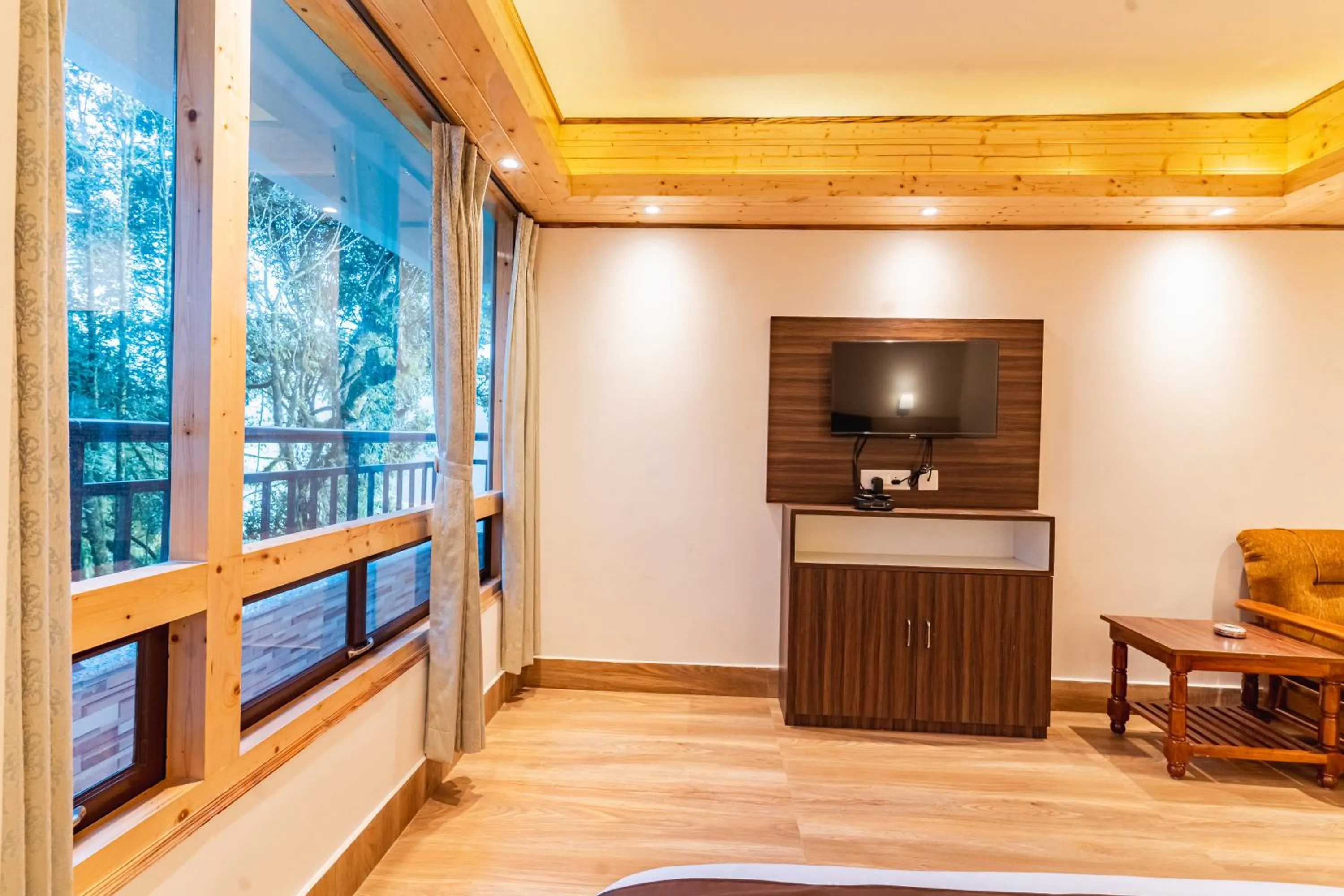 Seating area in The Golden Retreat Hotel in Pelling