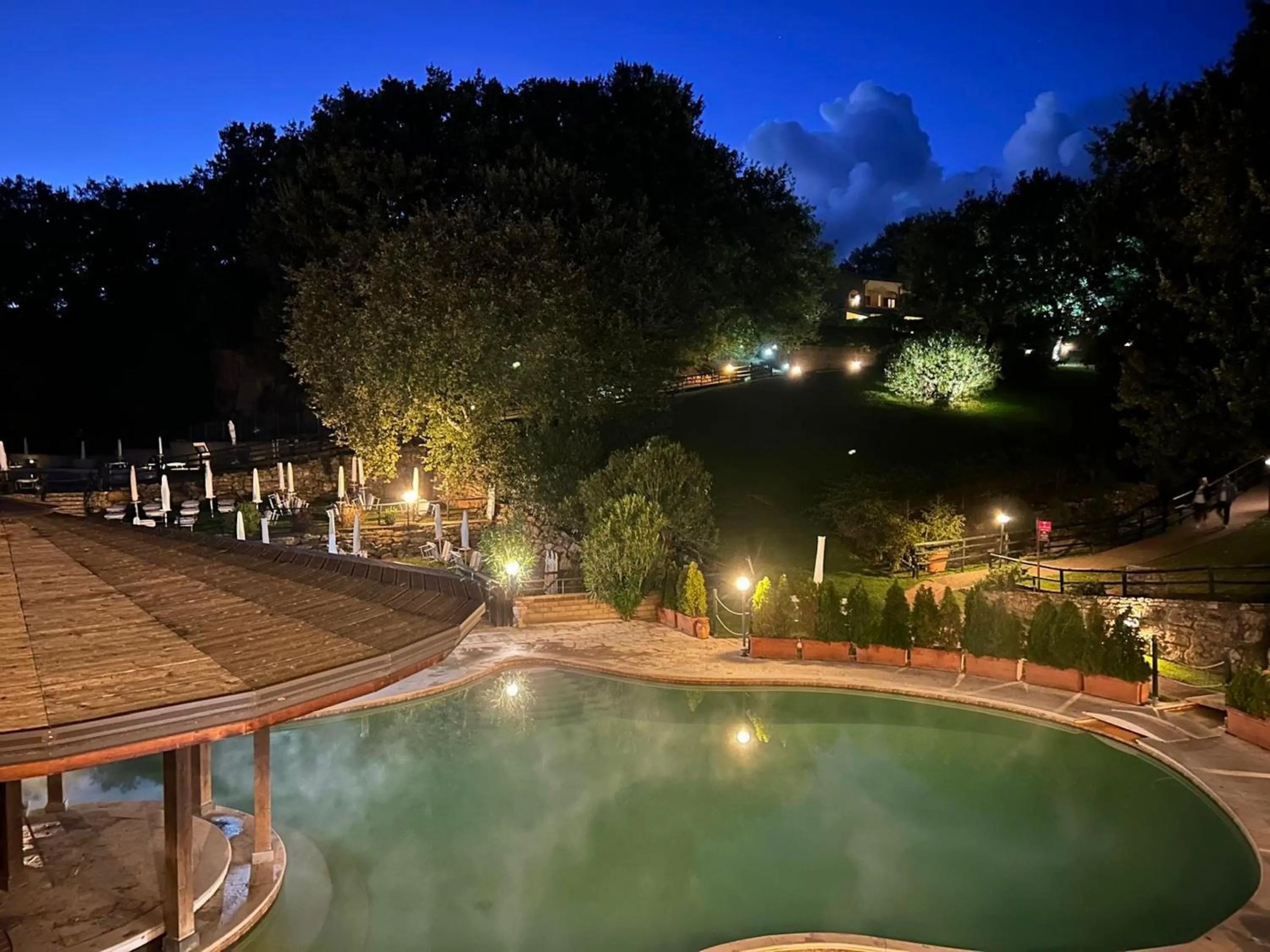 Swimming pool in Residence with swimming-pool and thermal pools in Sorano