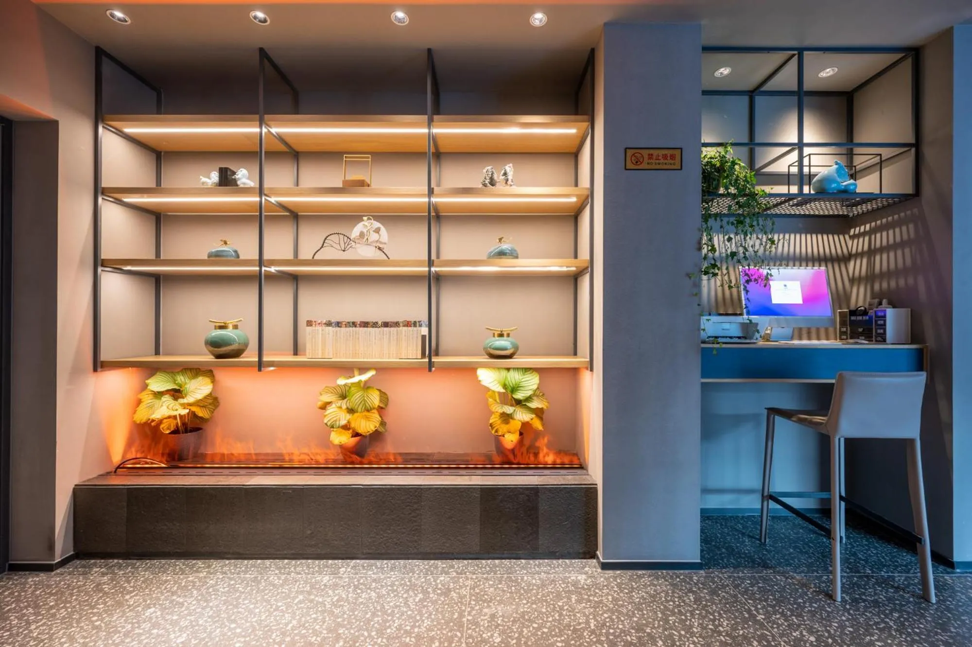 Seating area in True Go Hotel Beijing Jianguomen Pediatric Institute