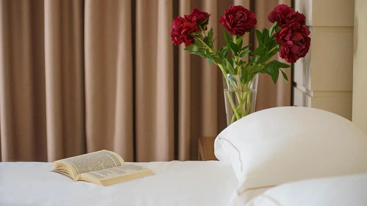 Bed in Bes Hotel Villa Zoia