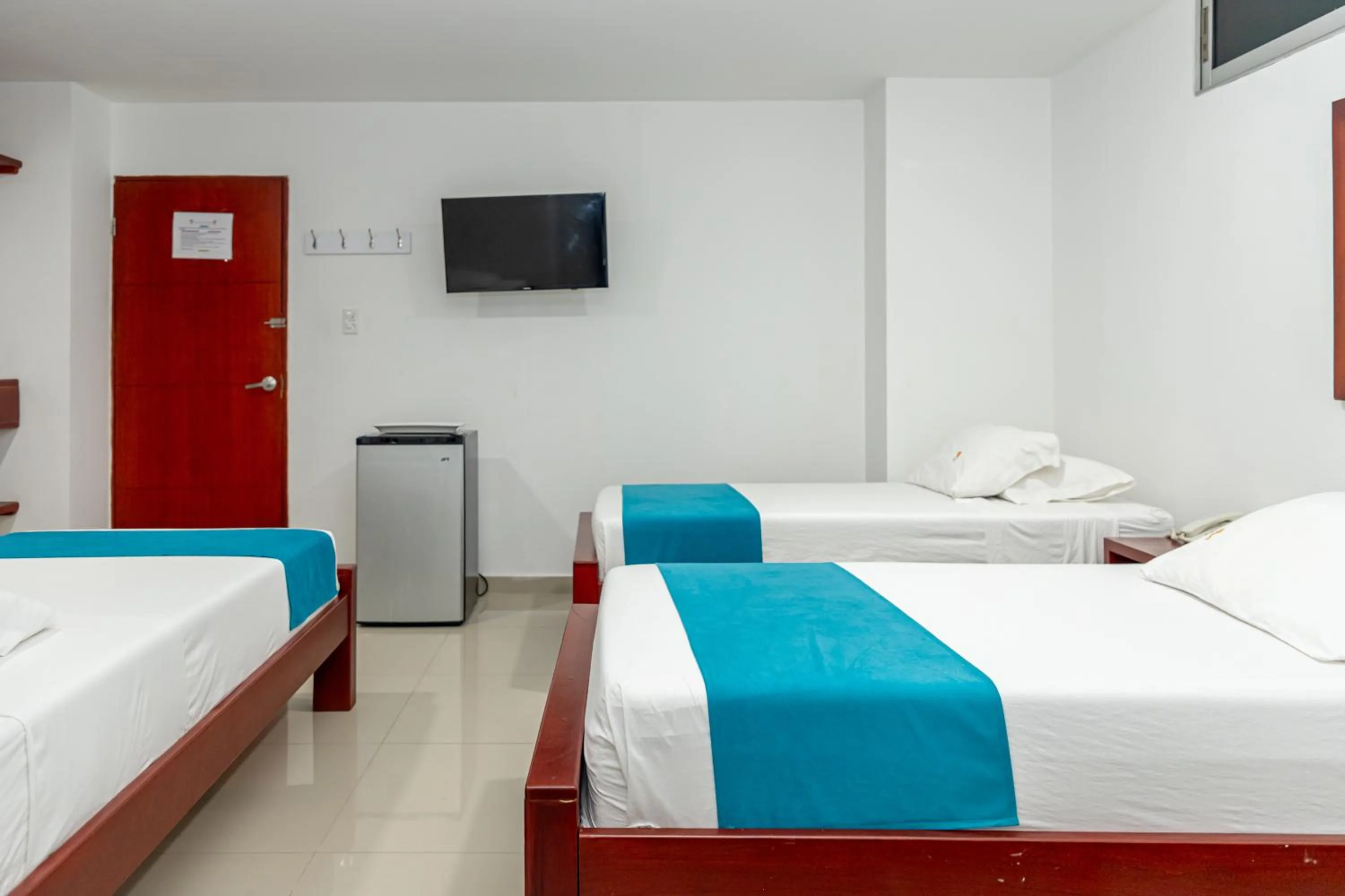 Bed in Hotel Aguamarina