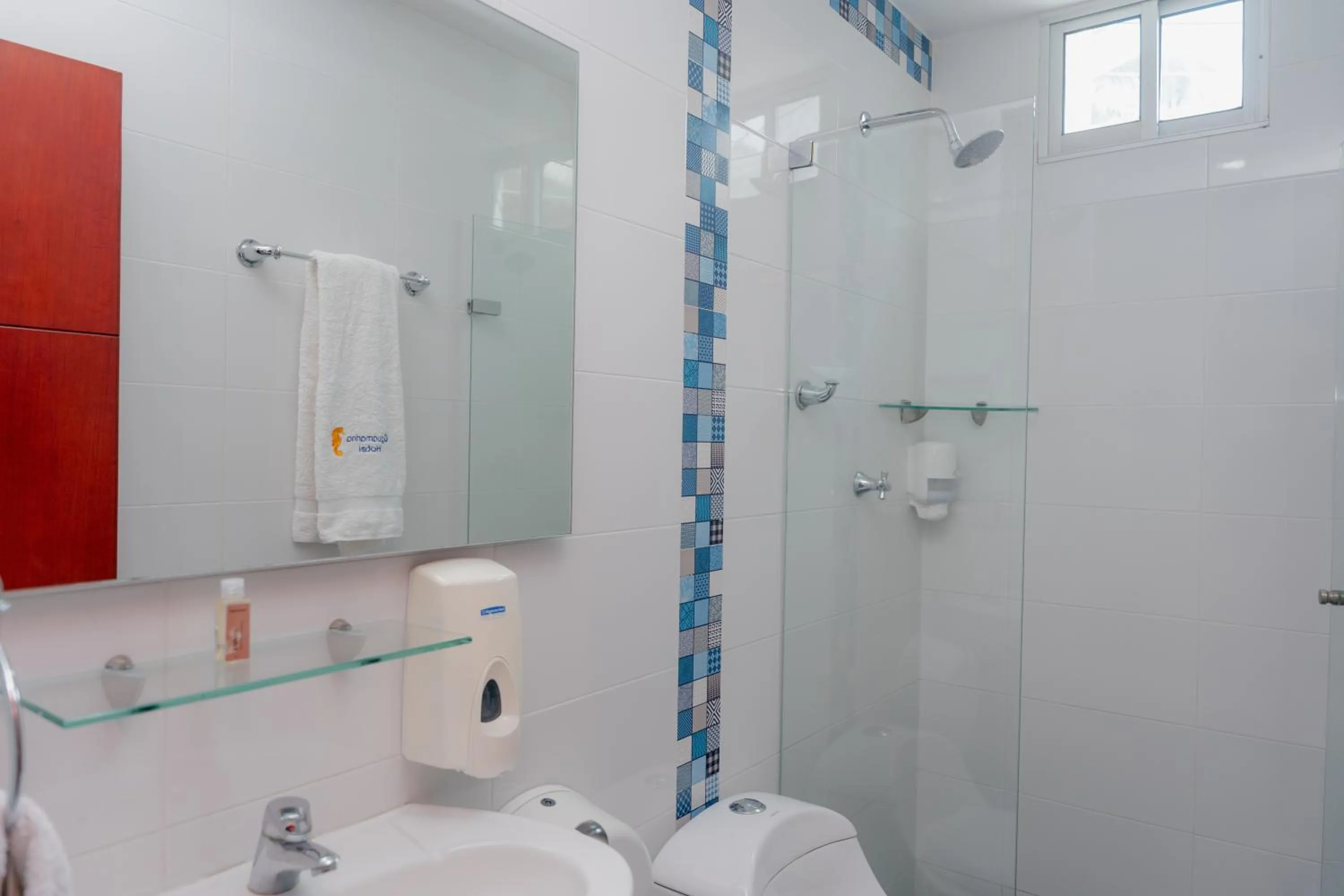 Bathroom in Hotel Aguamarina