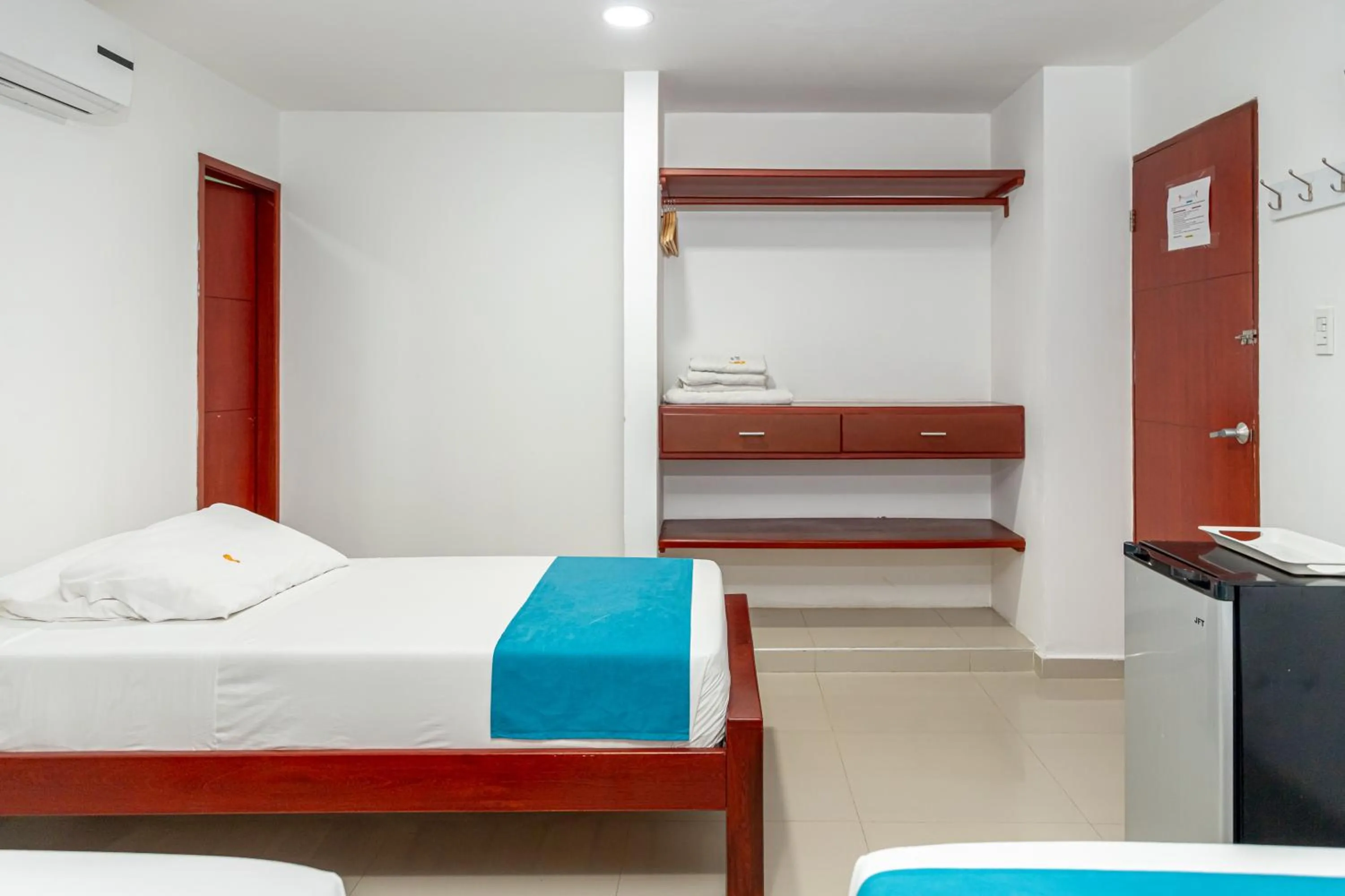 Bed in Hotel Aguamarina