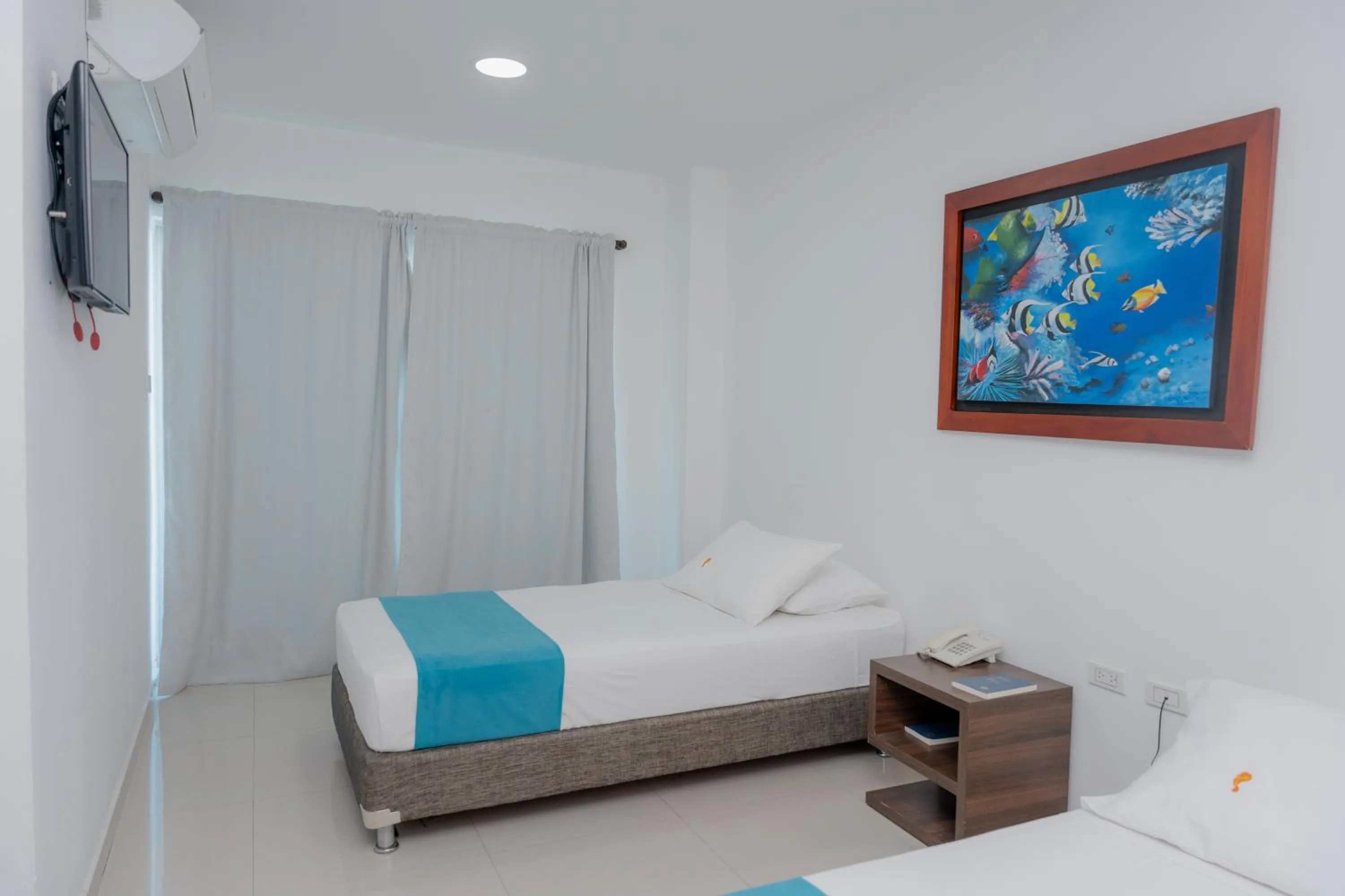 Photo of the whole room, Bed in Hotel Aguamarina