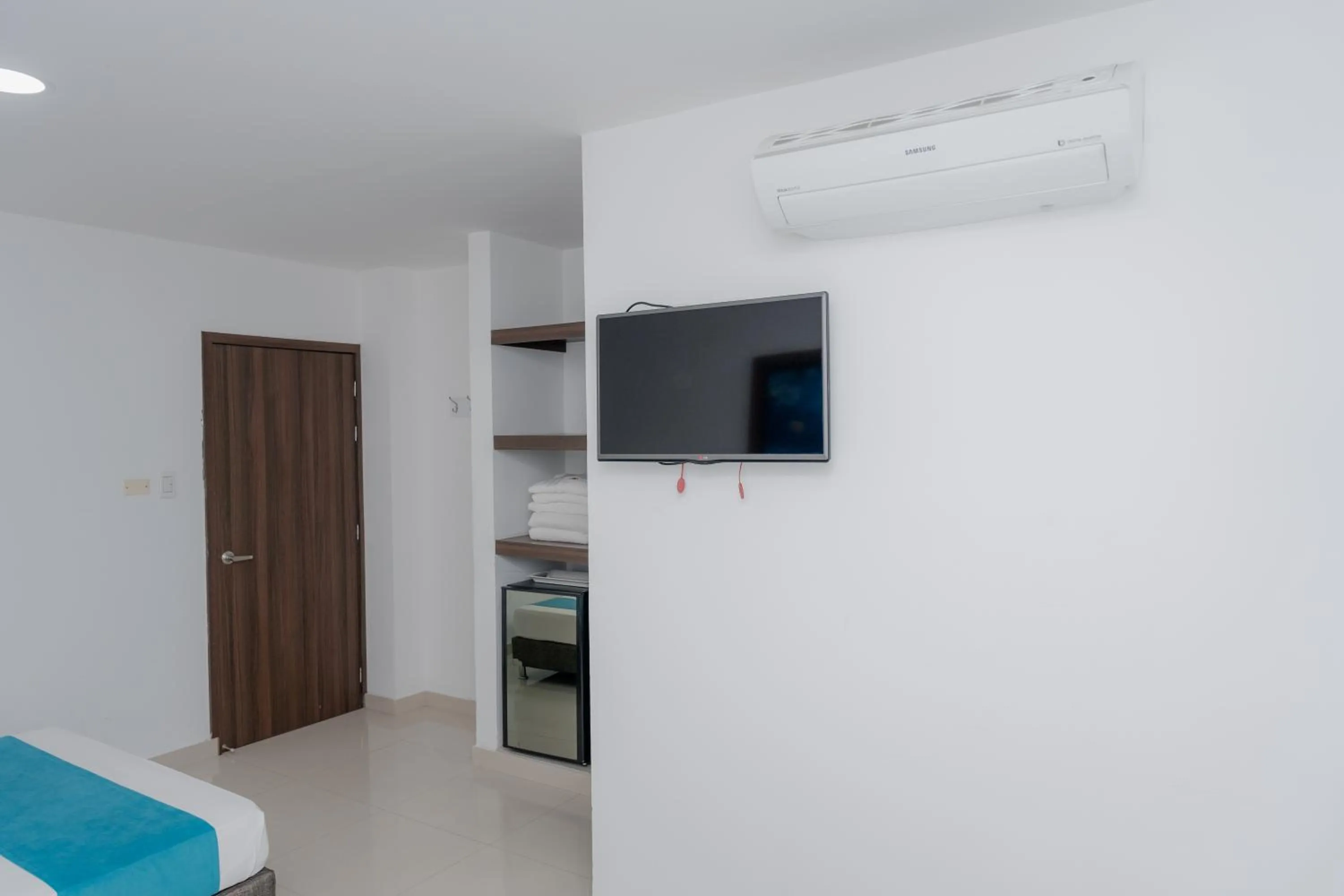 Bed in Hotel Aguamarina