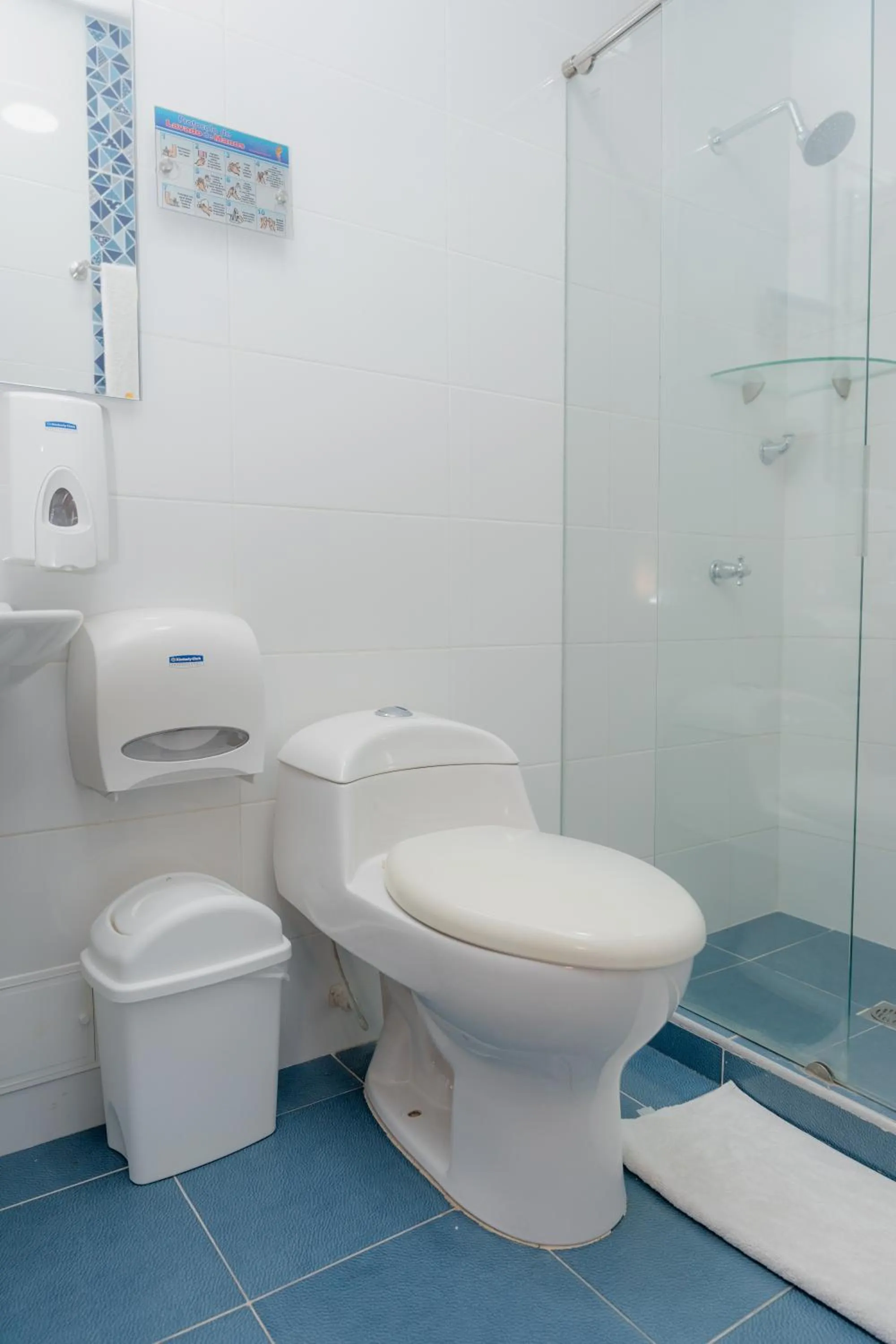 Bathroom in Hotel Aguamarina