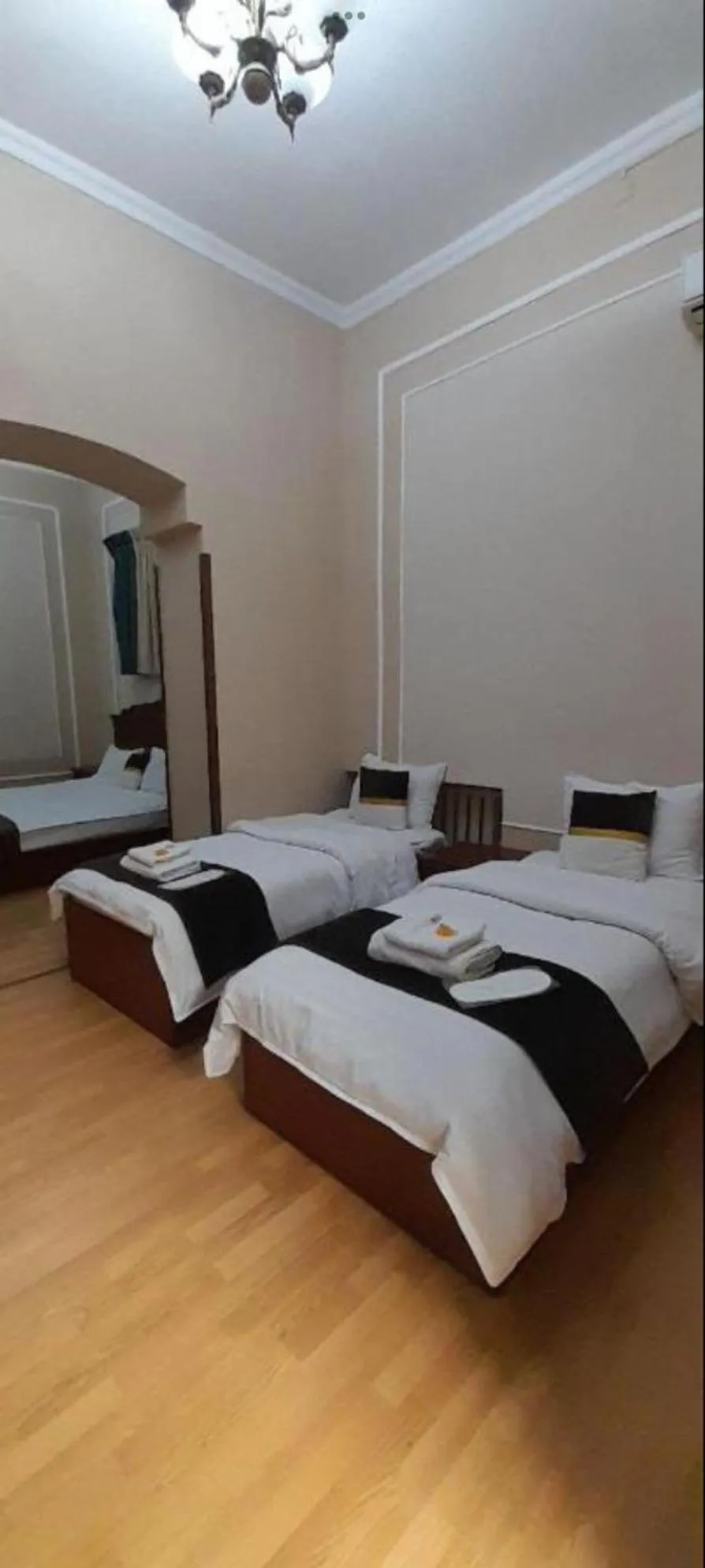 Bed in Marvarid Hotel