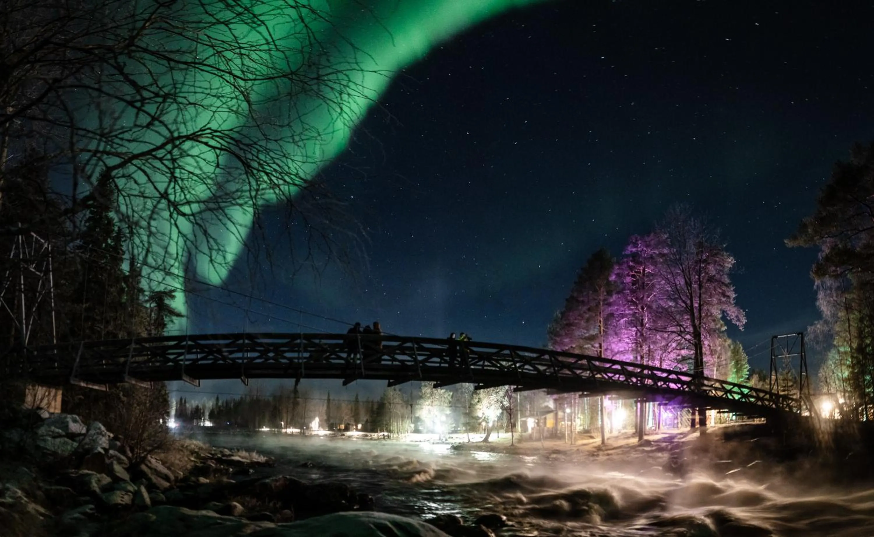 River view in Vaattunki Wilderness Resort