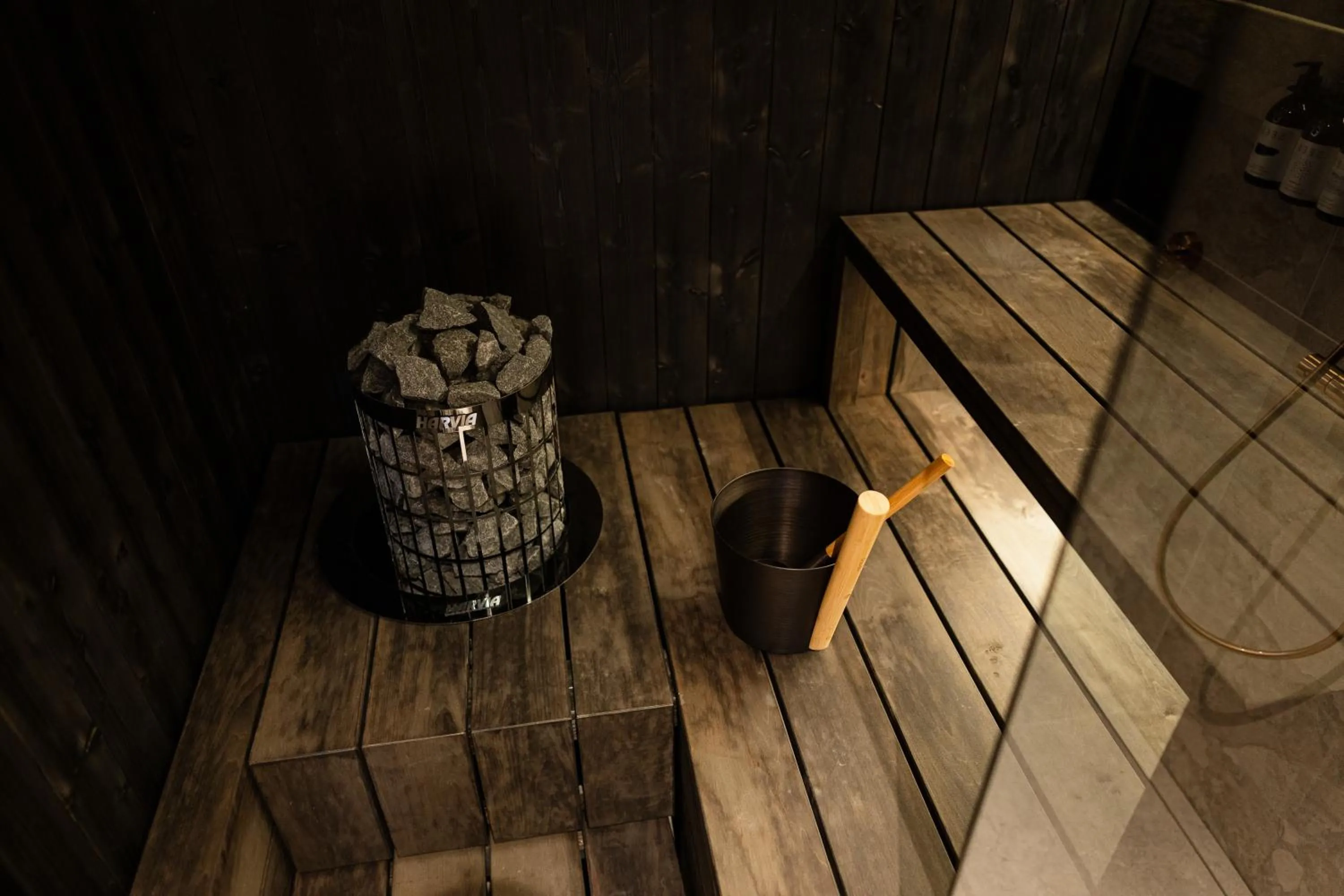 Sauna in Vaattunki Wilderness Resort