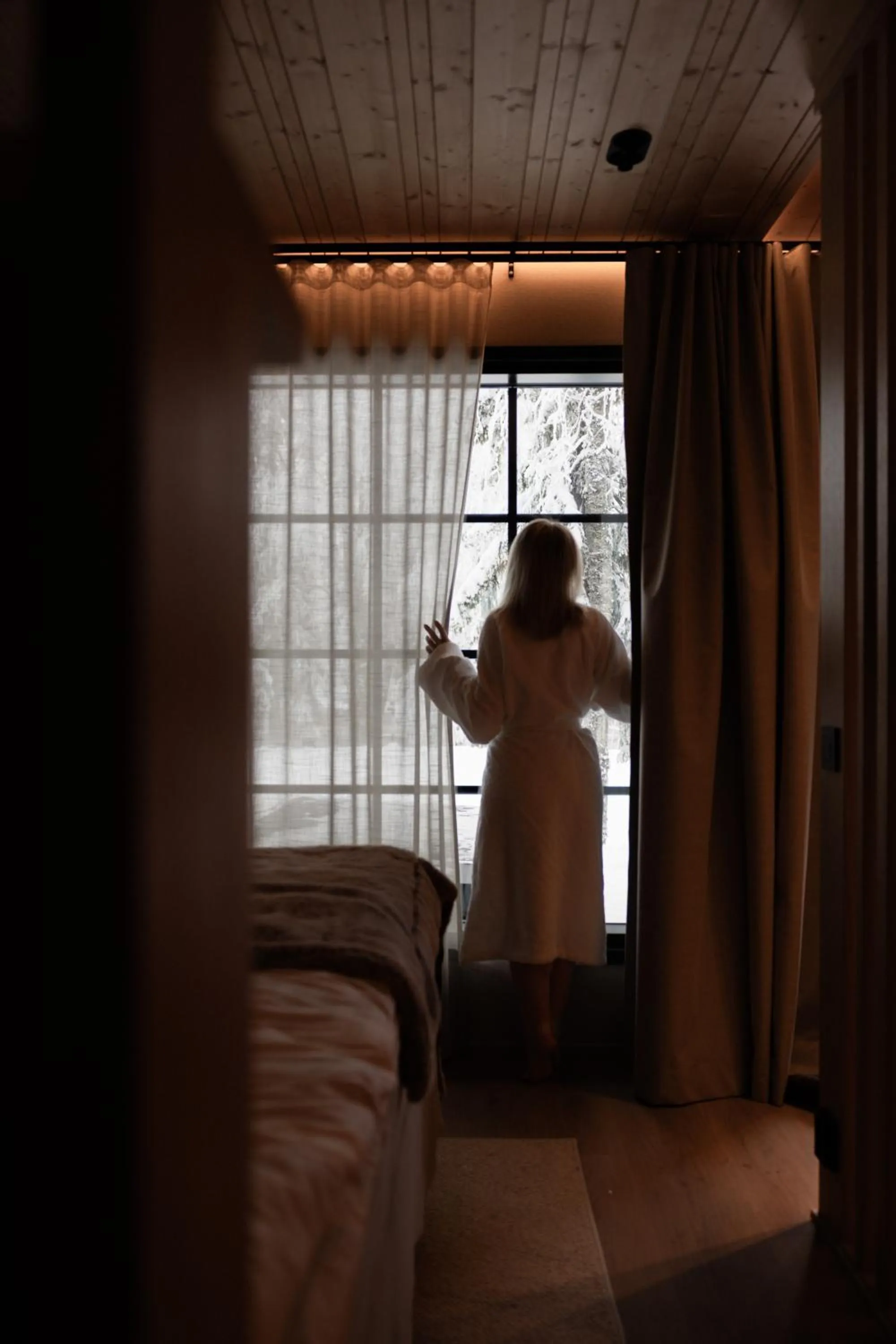 Bedroom, Bed in Vaattunki Wilderness Resort