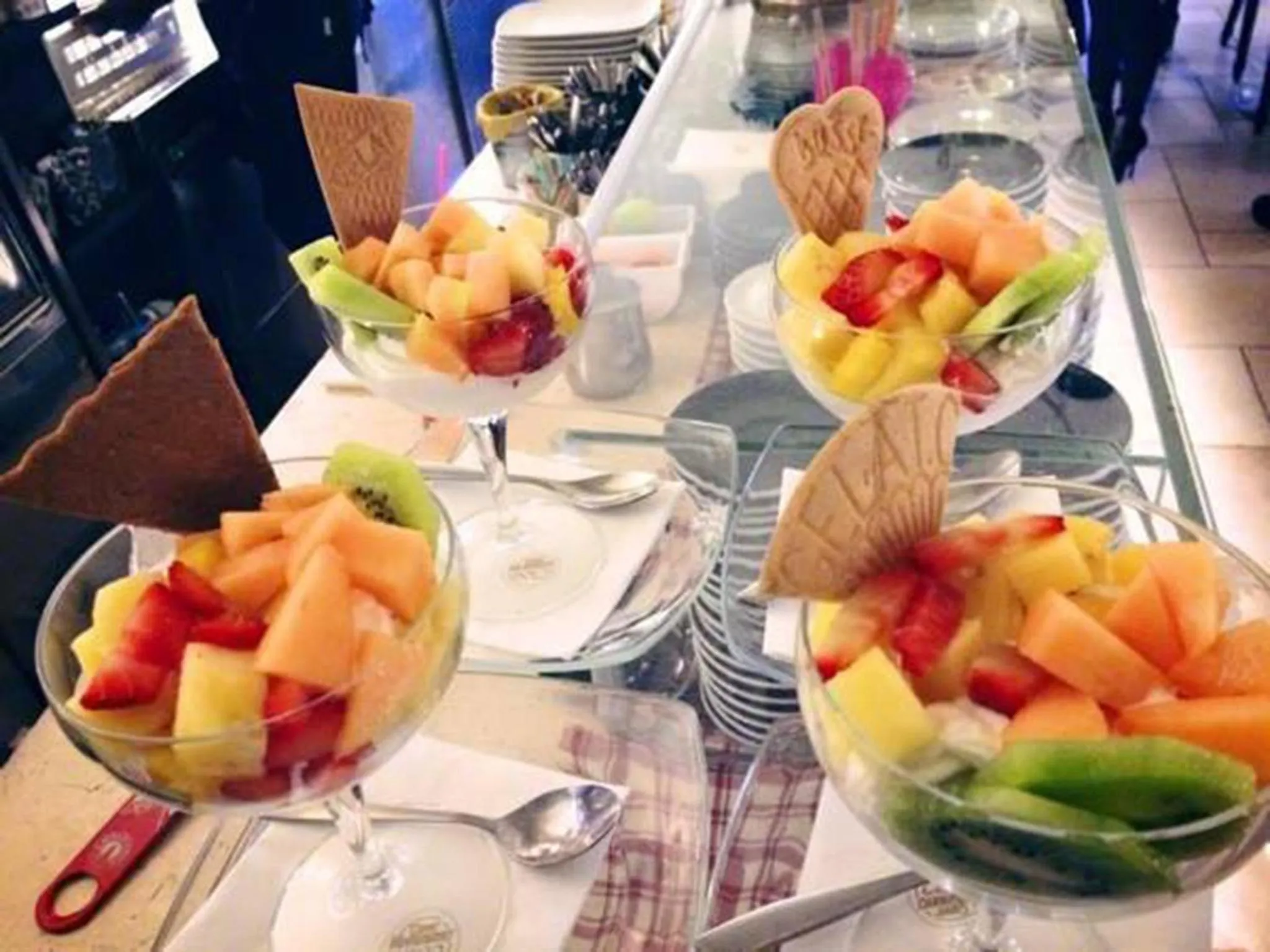 Italian breakfast in B&B Villa Maria Pia