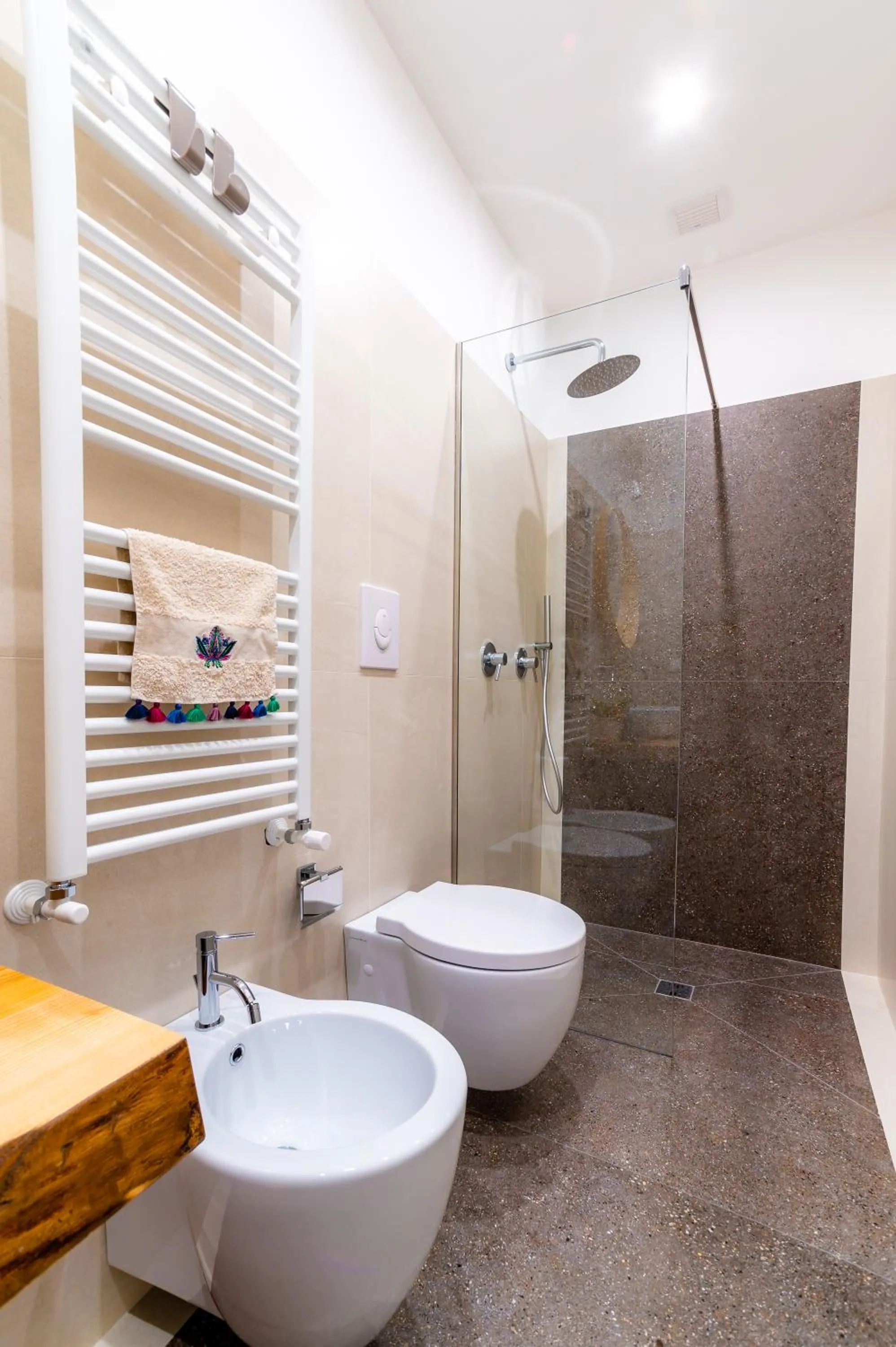 Shower in B&B Villa Maria Pia