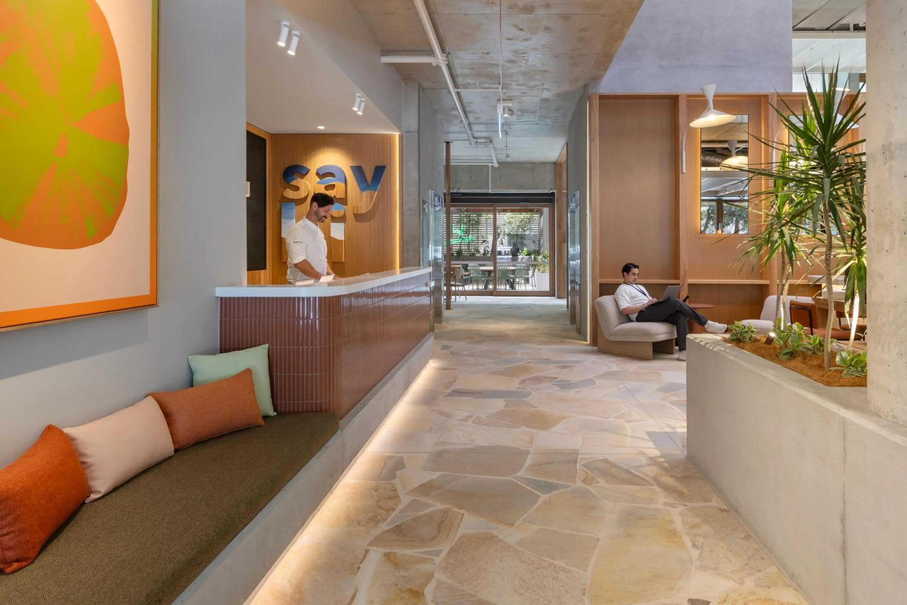 Lobby or reception in lyf Bondi Junction Sydney