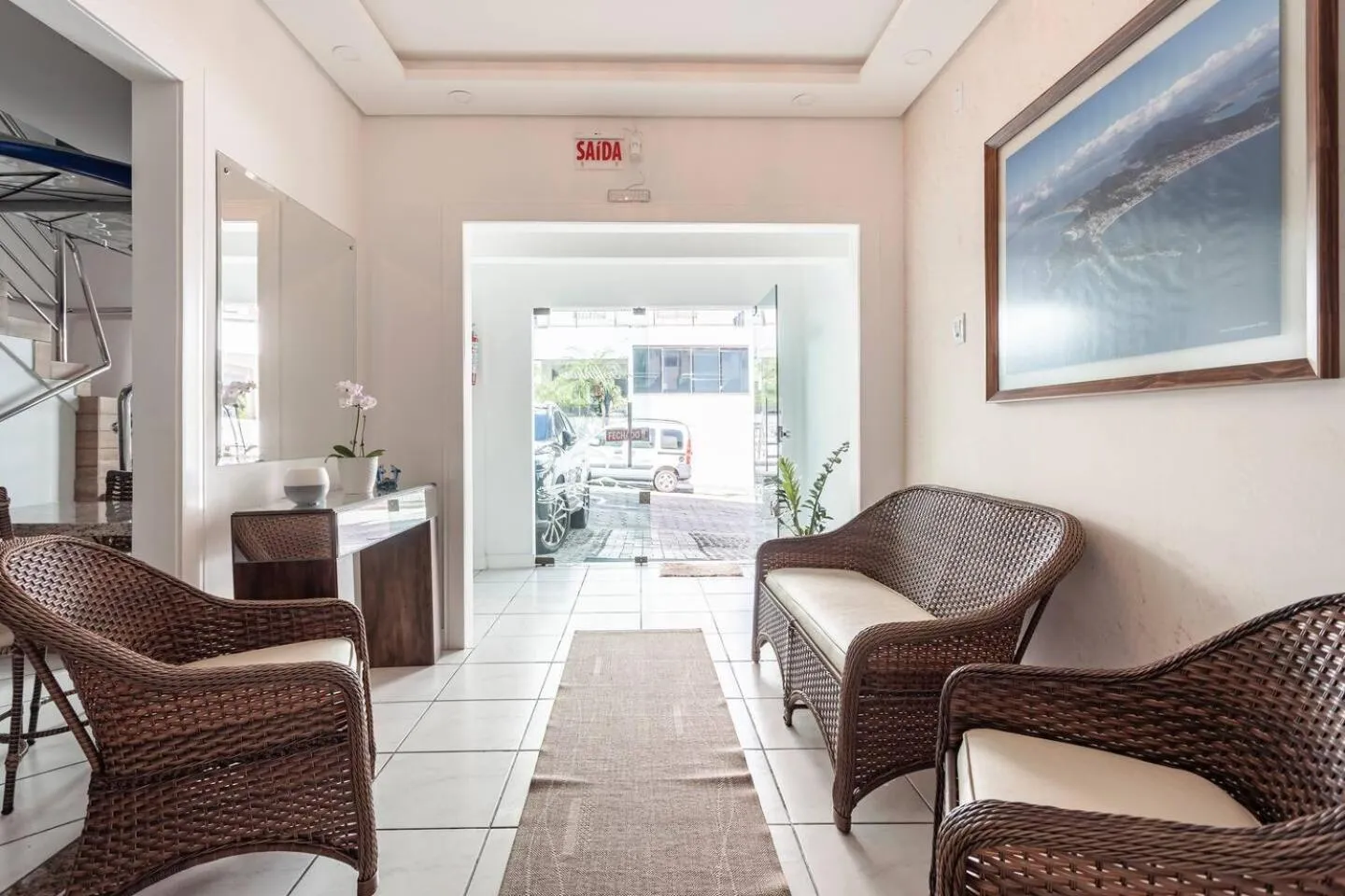 Lobby or reception in Pousada Enseada dos Golfinhos