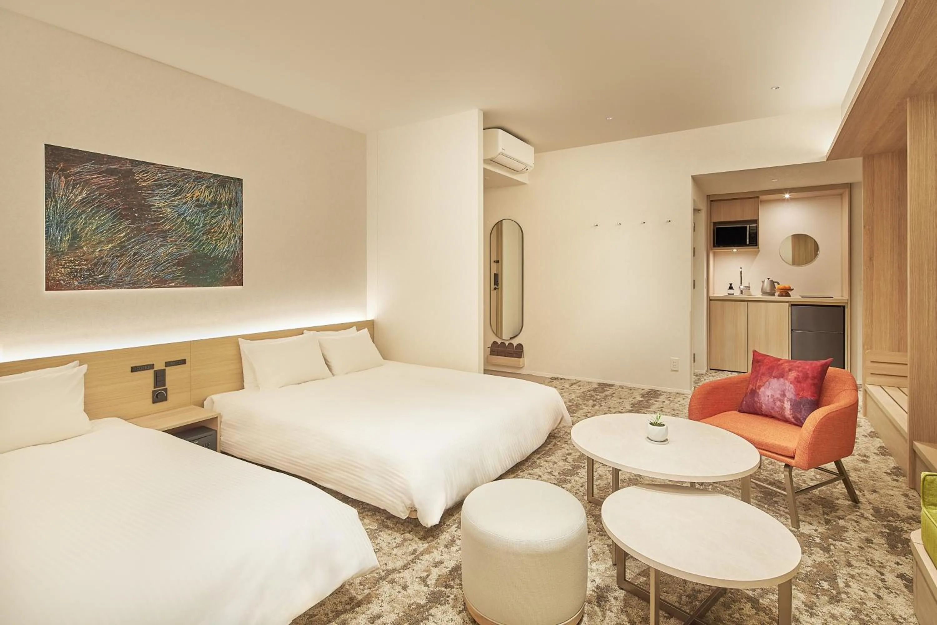 Photo of the whole room, Bed in FAV LUX Kagoshima Tenmonkan