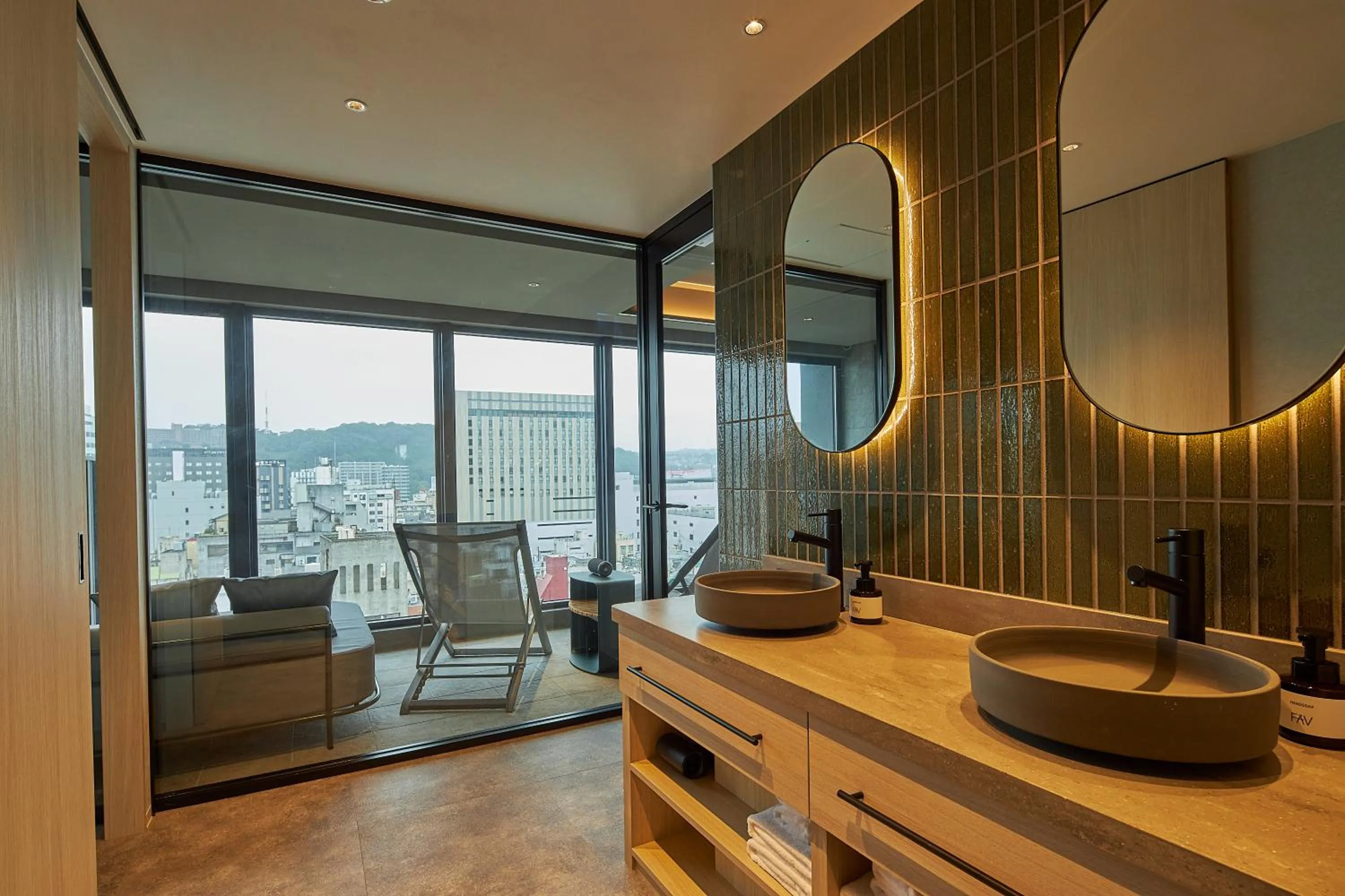 Bathroom in FAV LUX Kagoshima Tenmonkan