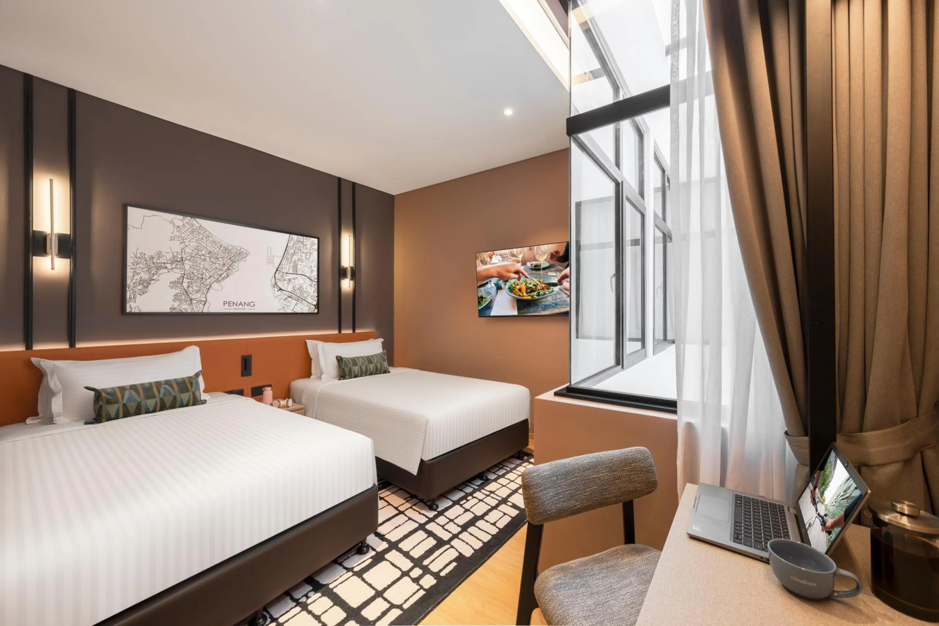 Bedroom, Bed in Citadines Connect Cecil Georgetown Penang