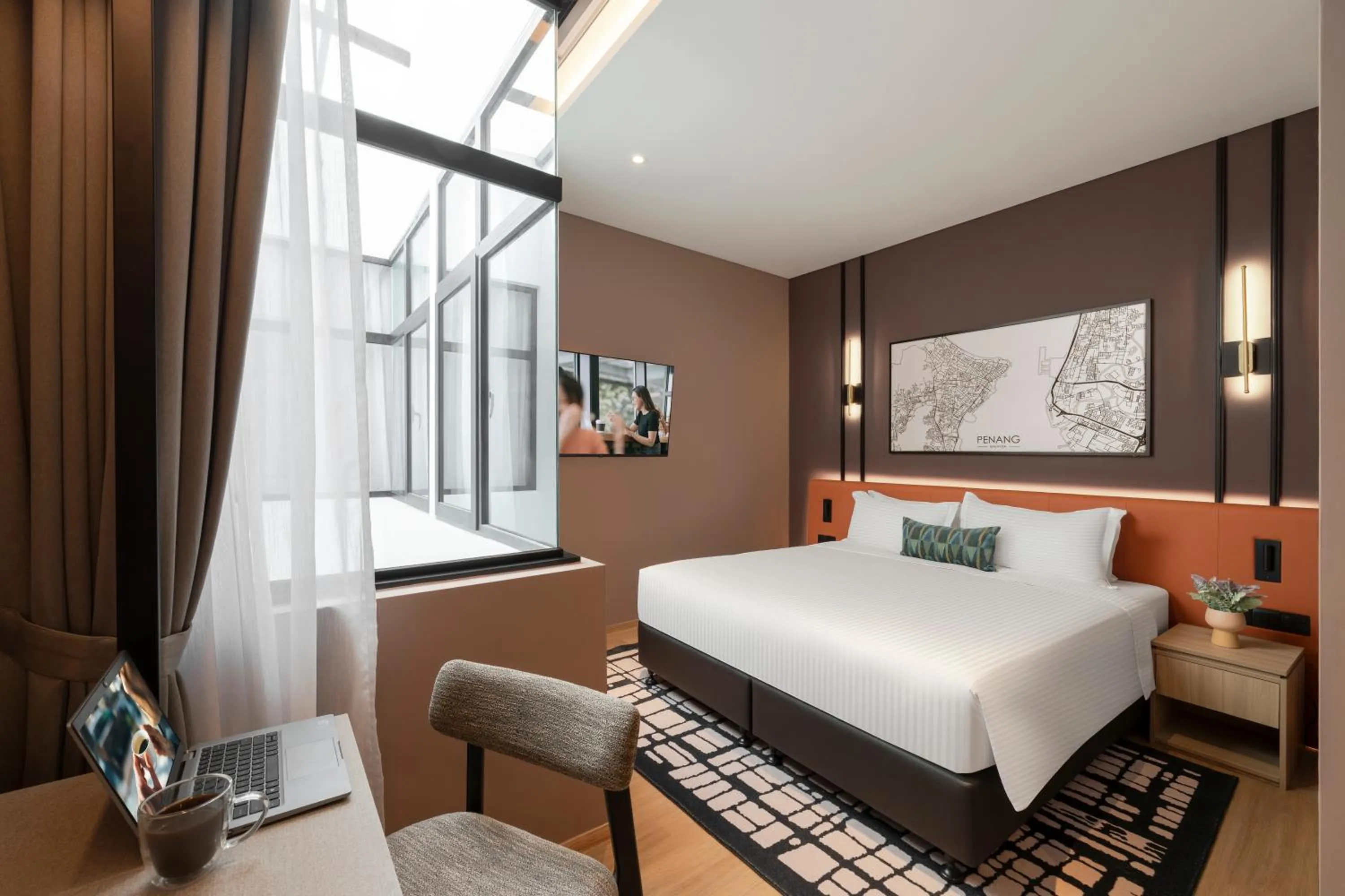 Bedroom, Bed in Citadines Connect Cecil Georgetown Penang