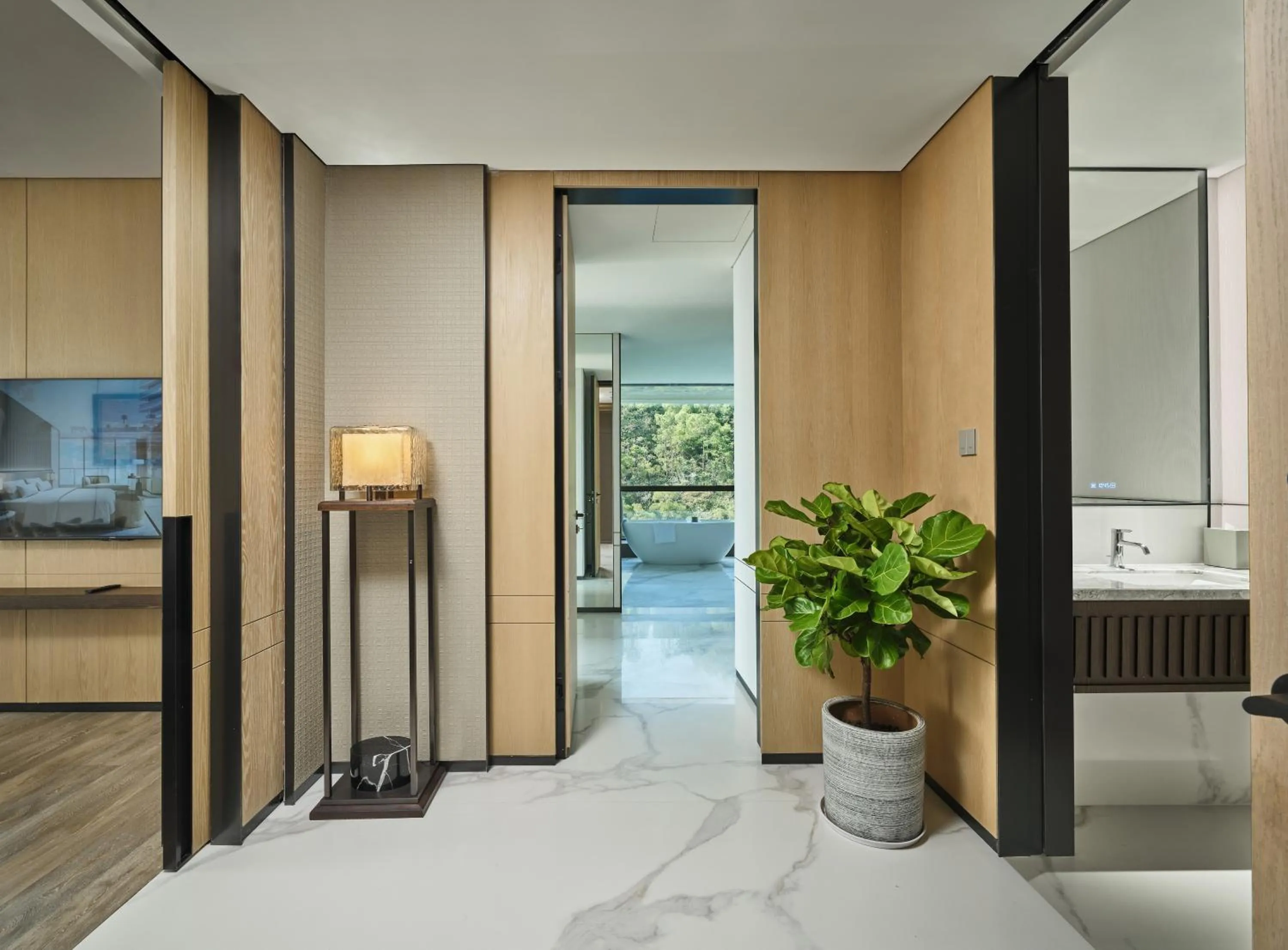 Living room in Grand Ocean View Hotel Zhuhai