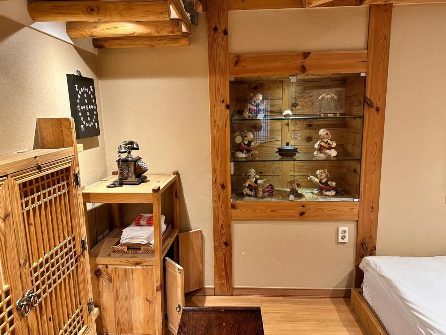 Bed in Arirang Hanok Stay