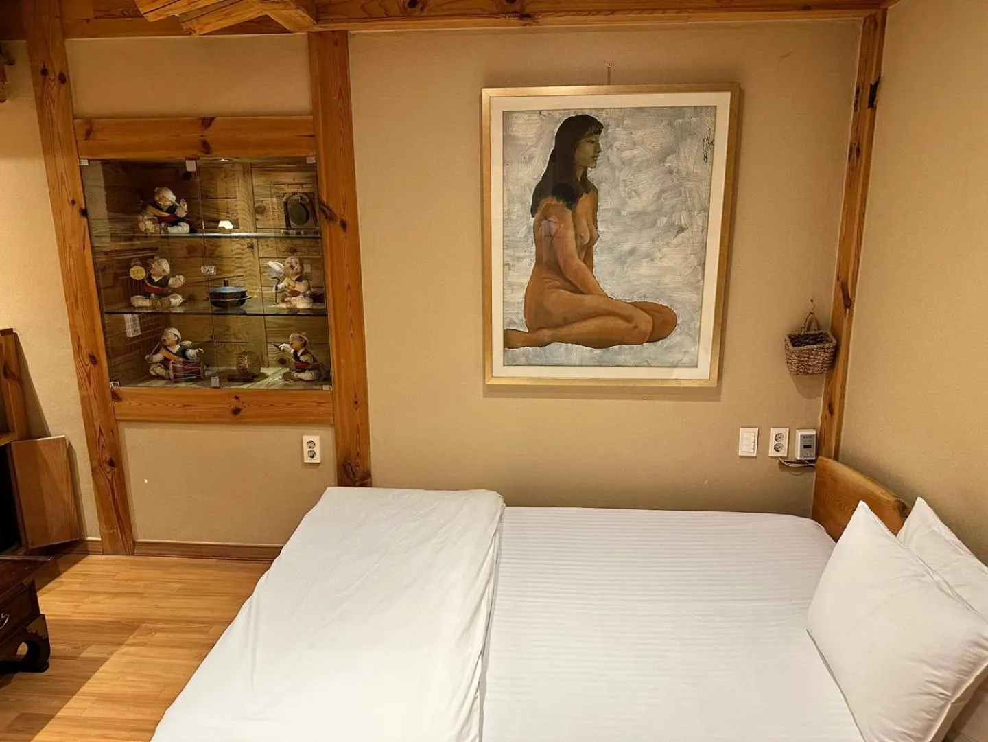 Bed in Arirang Hanok Stay