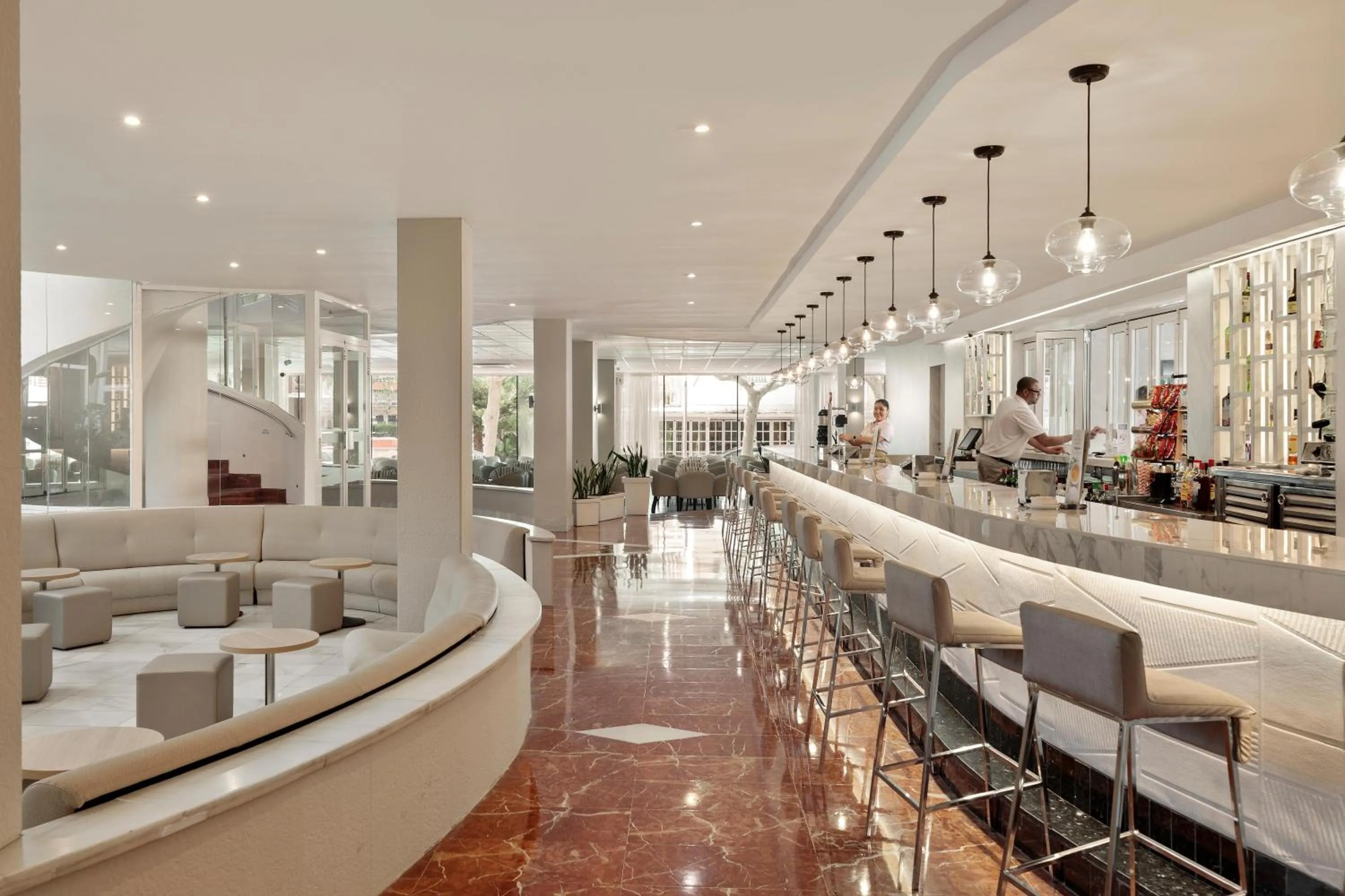 Lounge or bar in Hotel Best Da Vinci