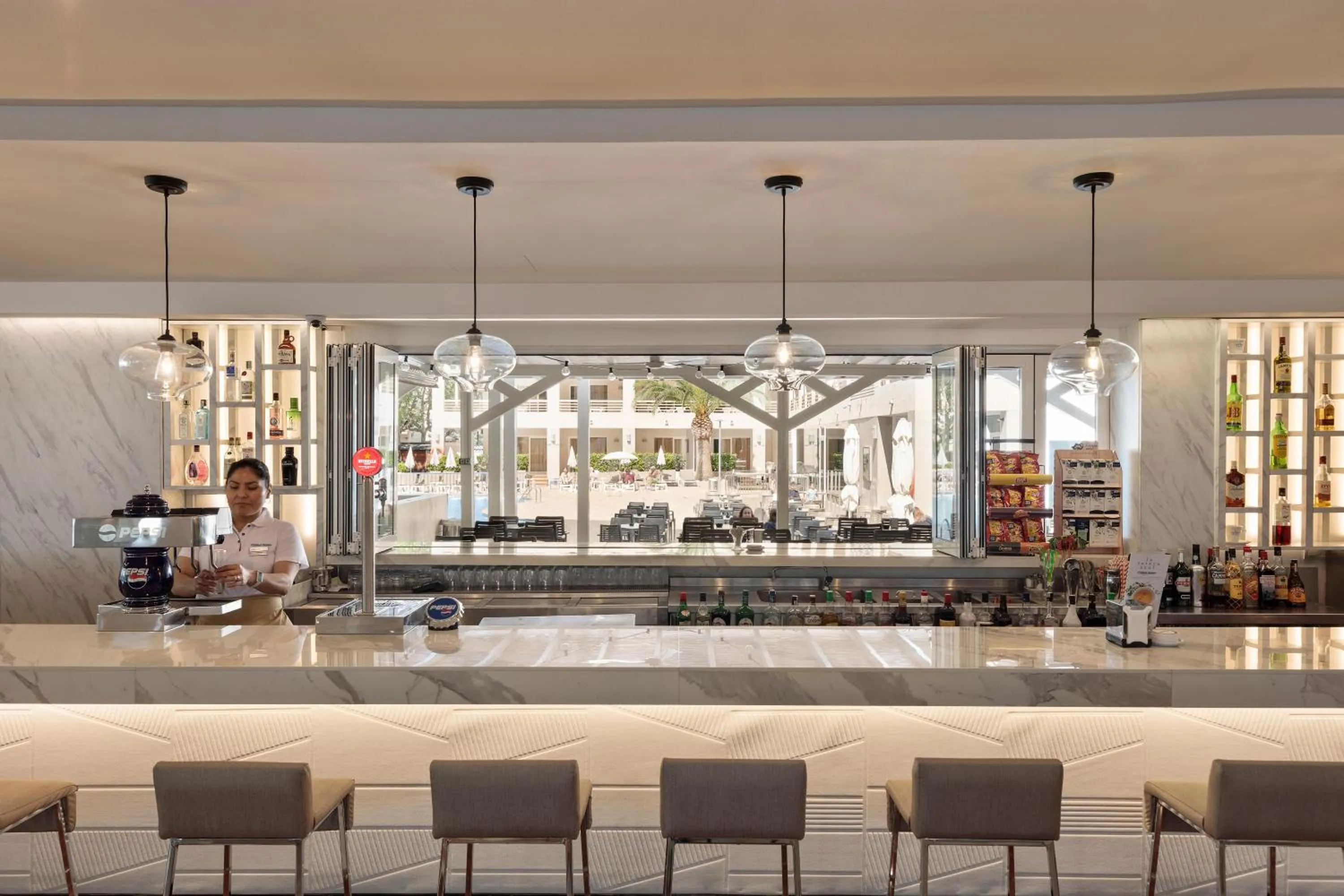 Lounge or bar in Hotel Best Da Vinci