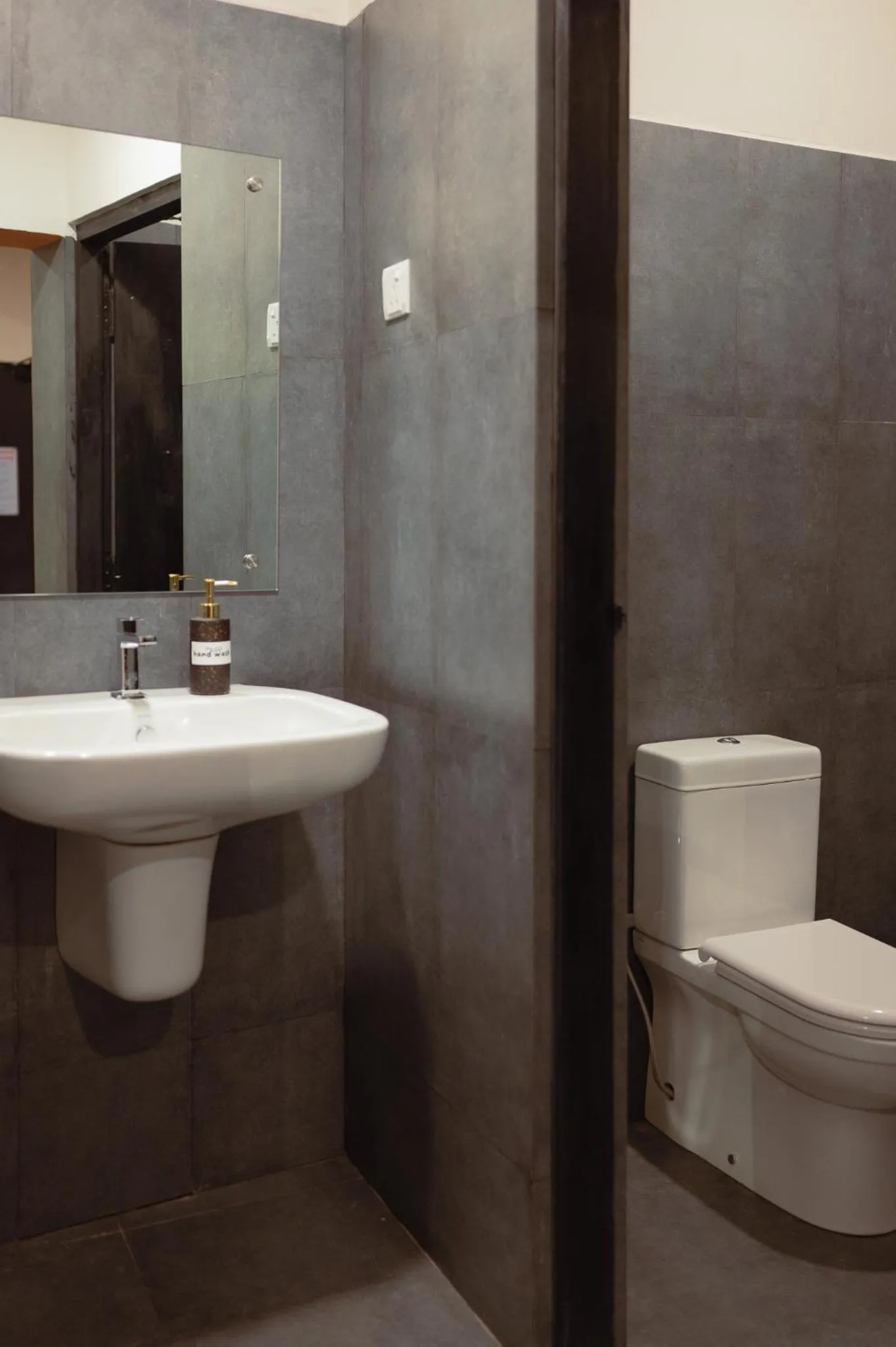 Bathroom in Snooze Station by Sydney Galle