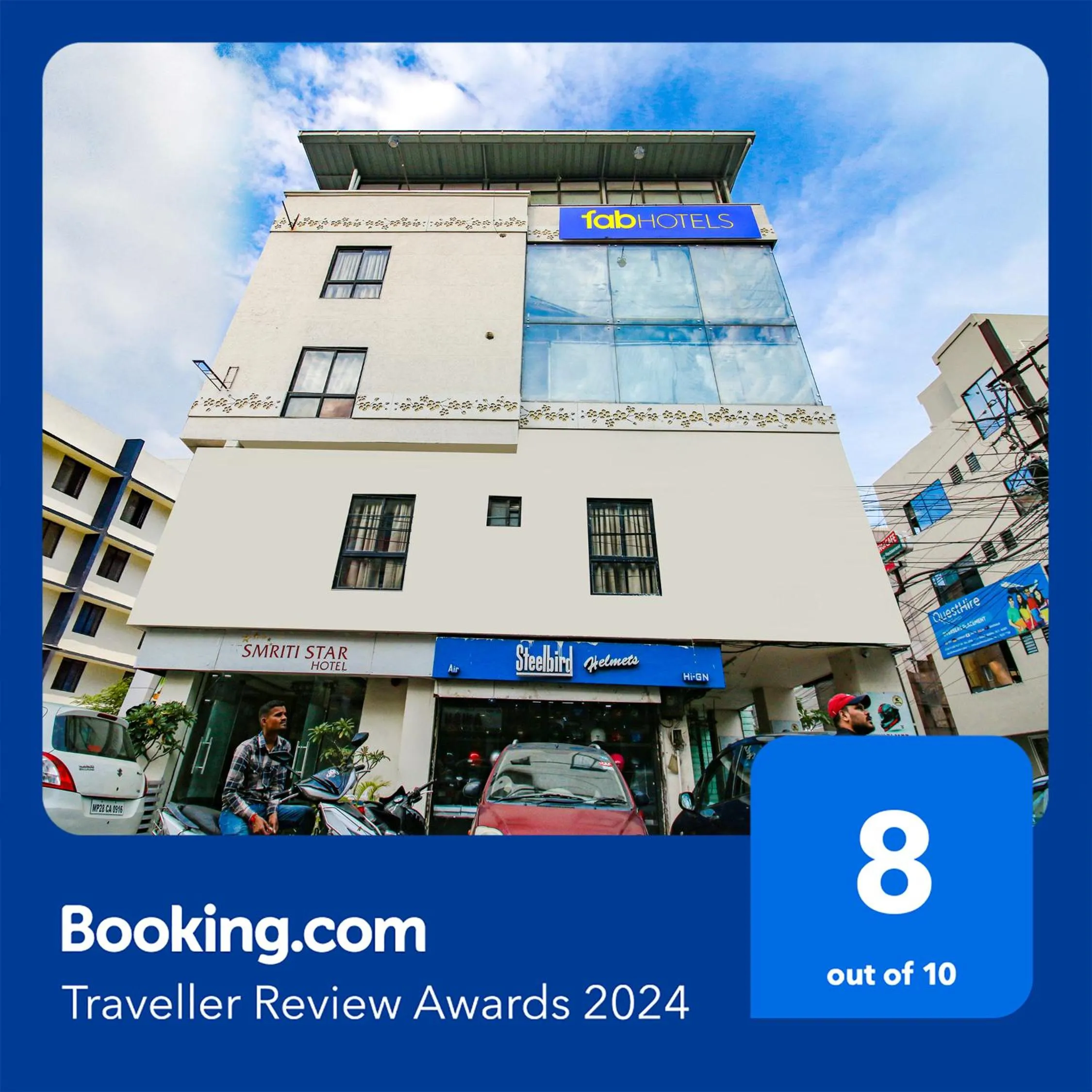 Facade/entrance in FabHotel Smriti Star