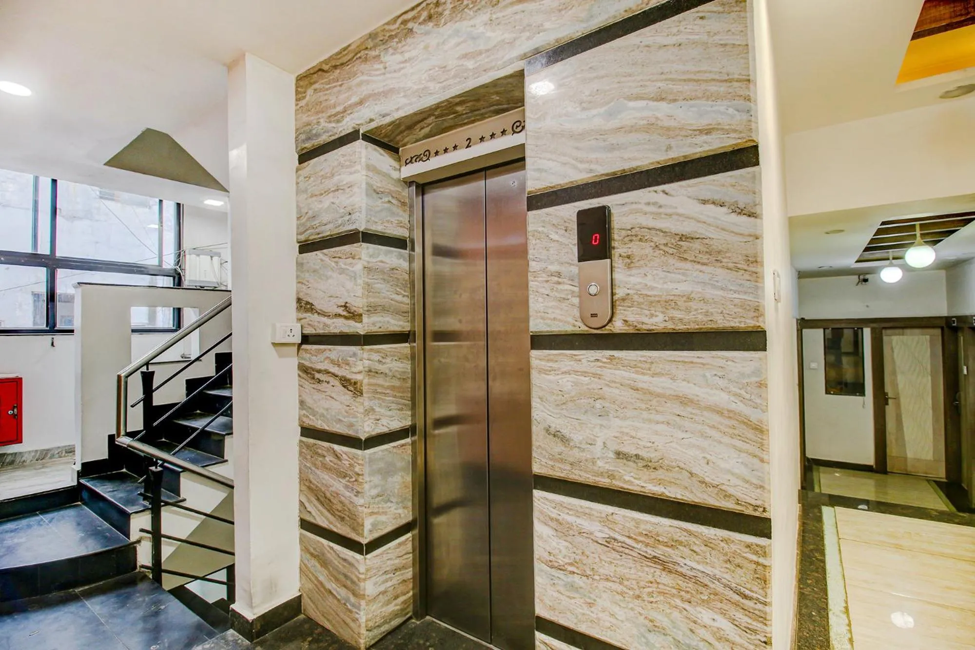 elevator in FabHotel Smriti Star