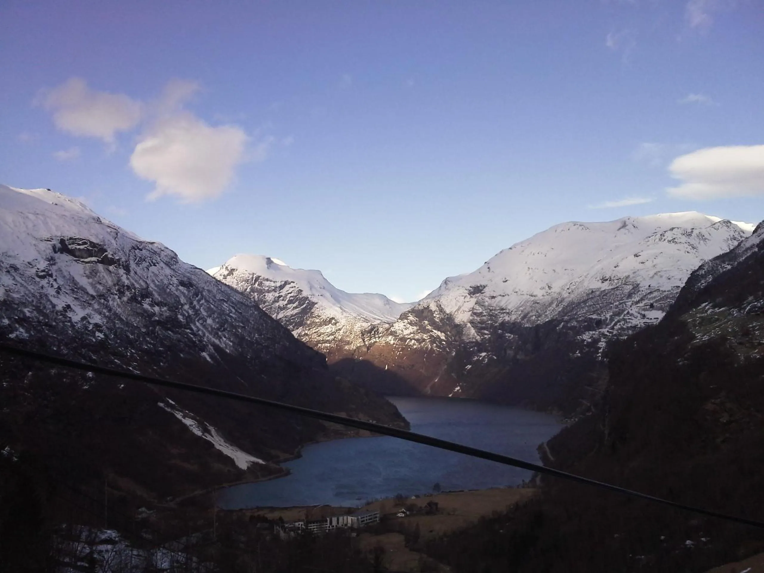 Winter in Lunheim in Geiranger