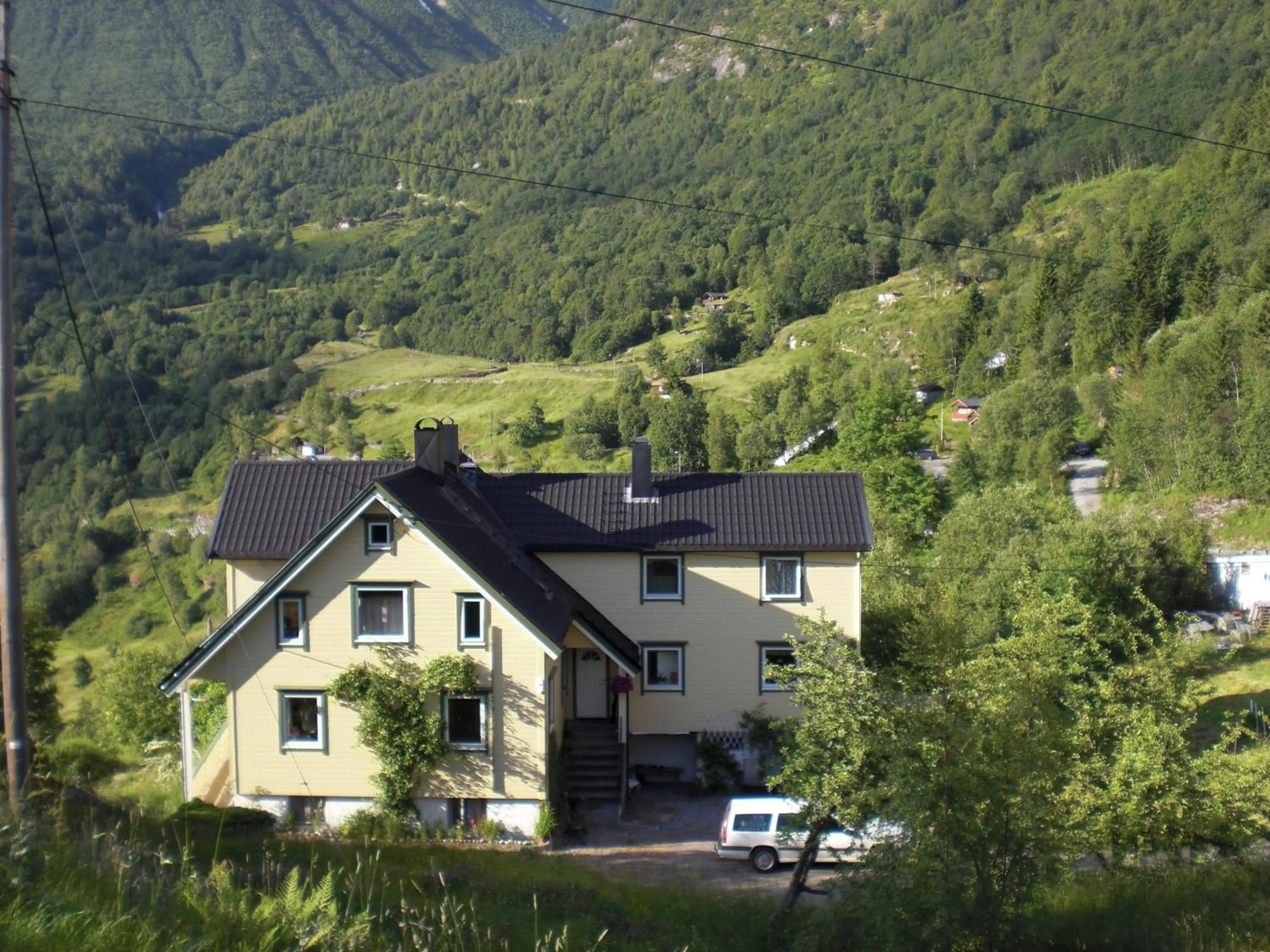 Facade/entrance in Lunheim in Geiranger