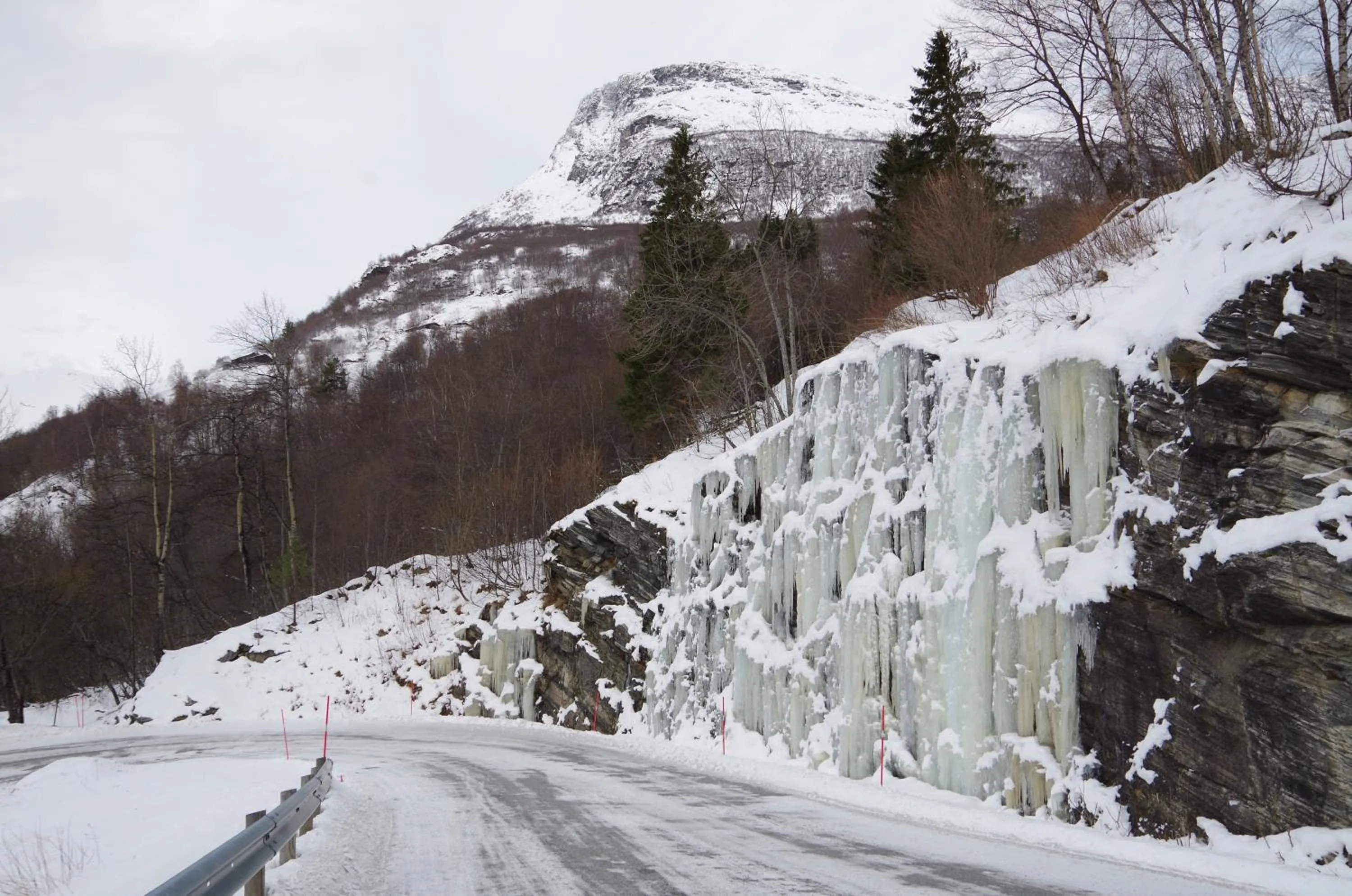 Natural landscape in Lunheim in Geiranger