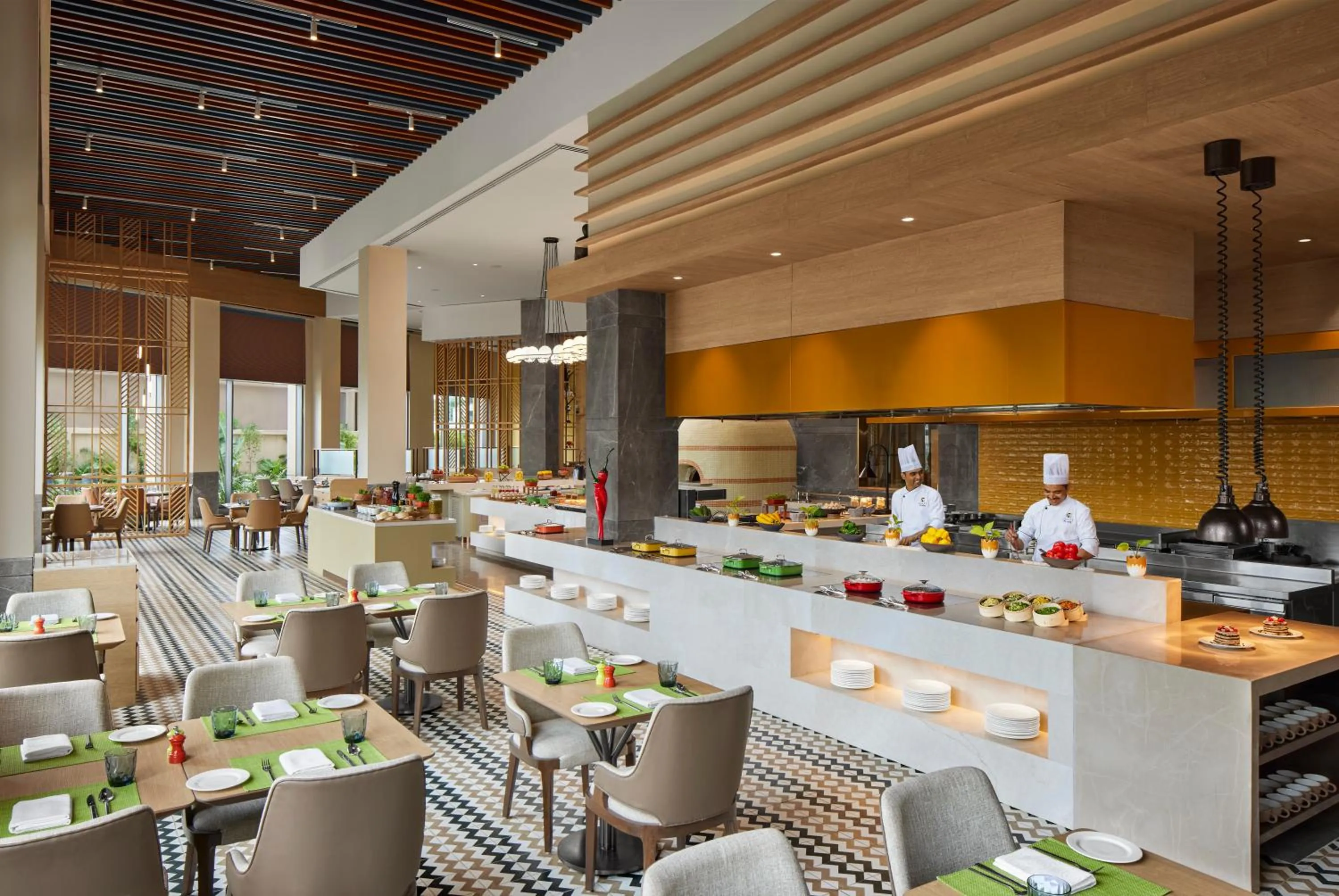 Restaurant/places to eat in Hyatt Place Aurangabad Airport