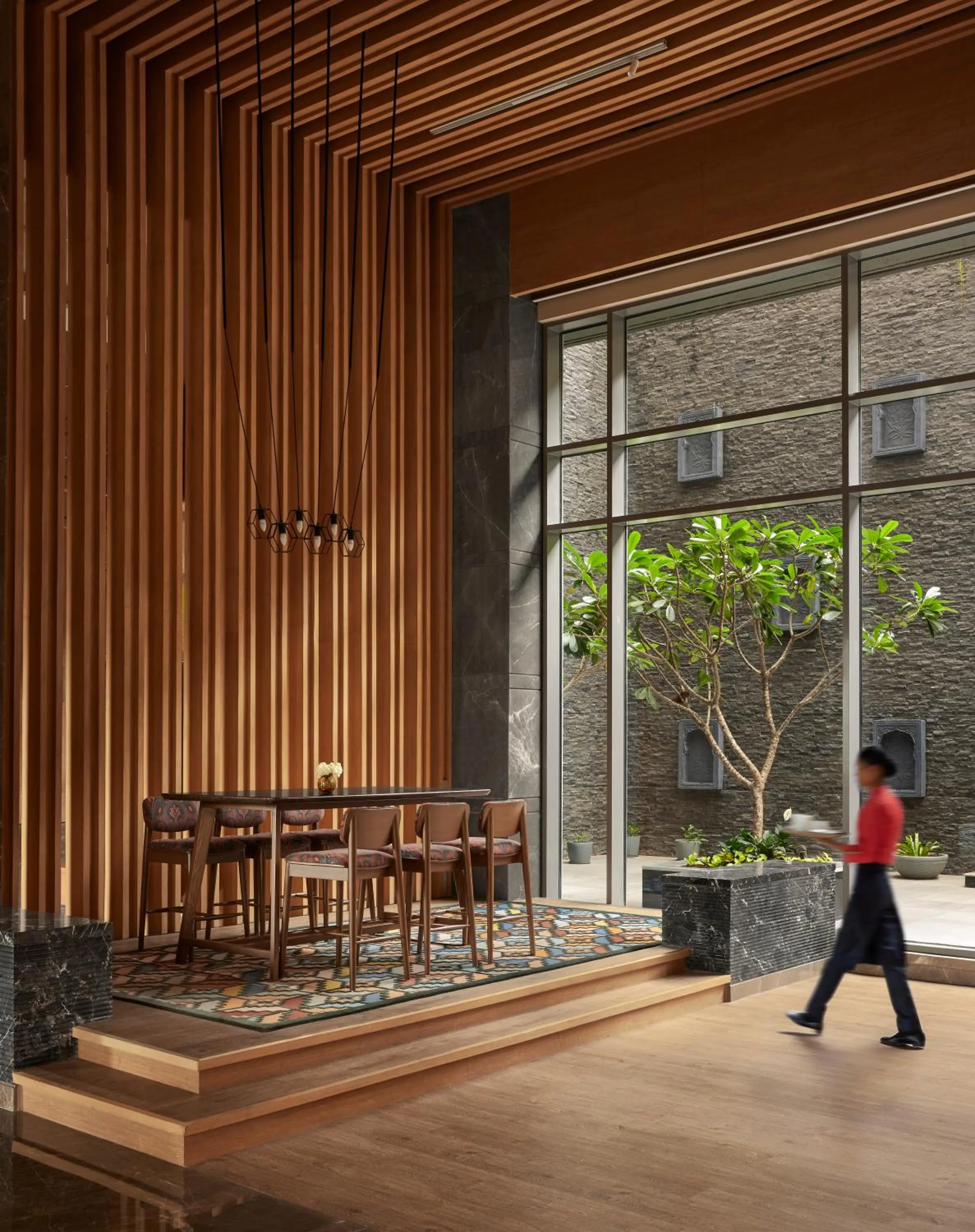 Seating area in Hyatt Place Aurangabad Airport