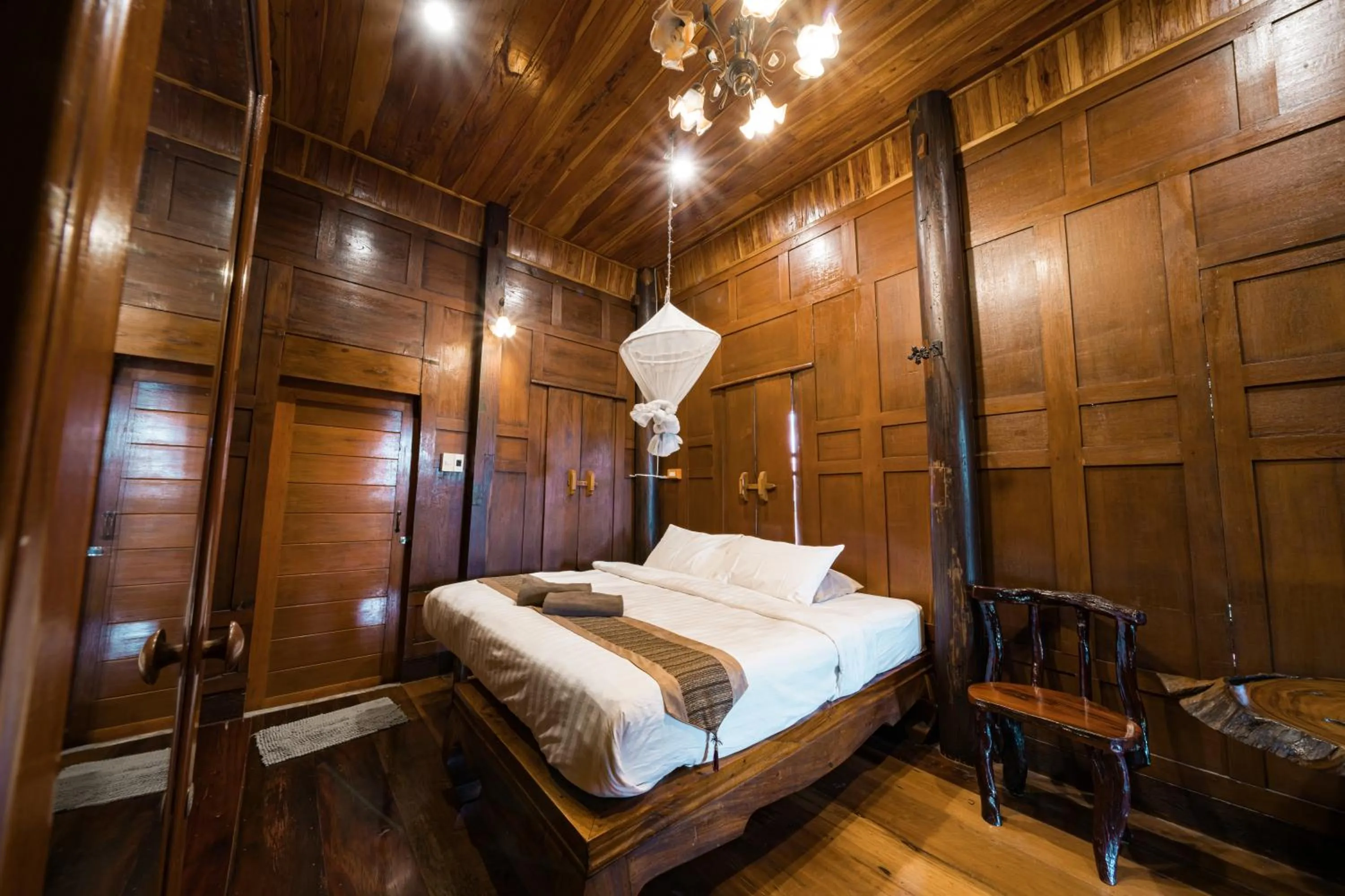 Bed in Athithara Homestay