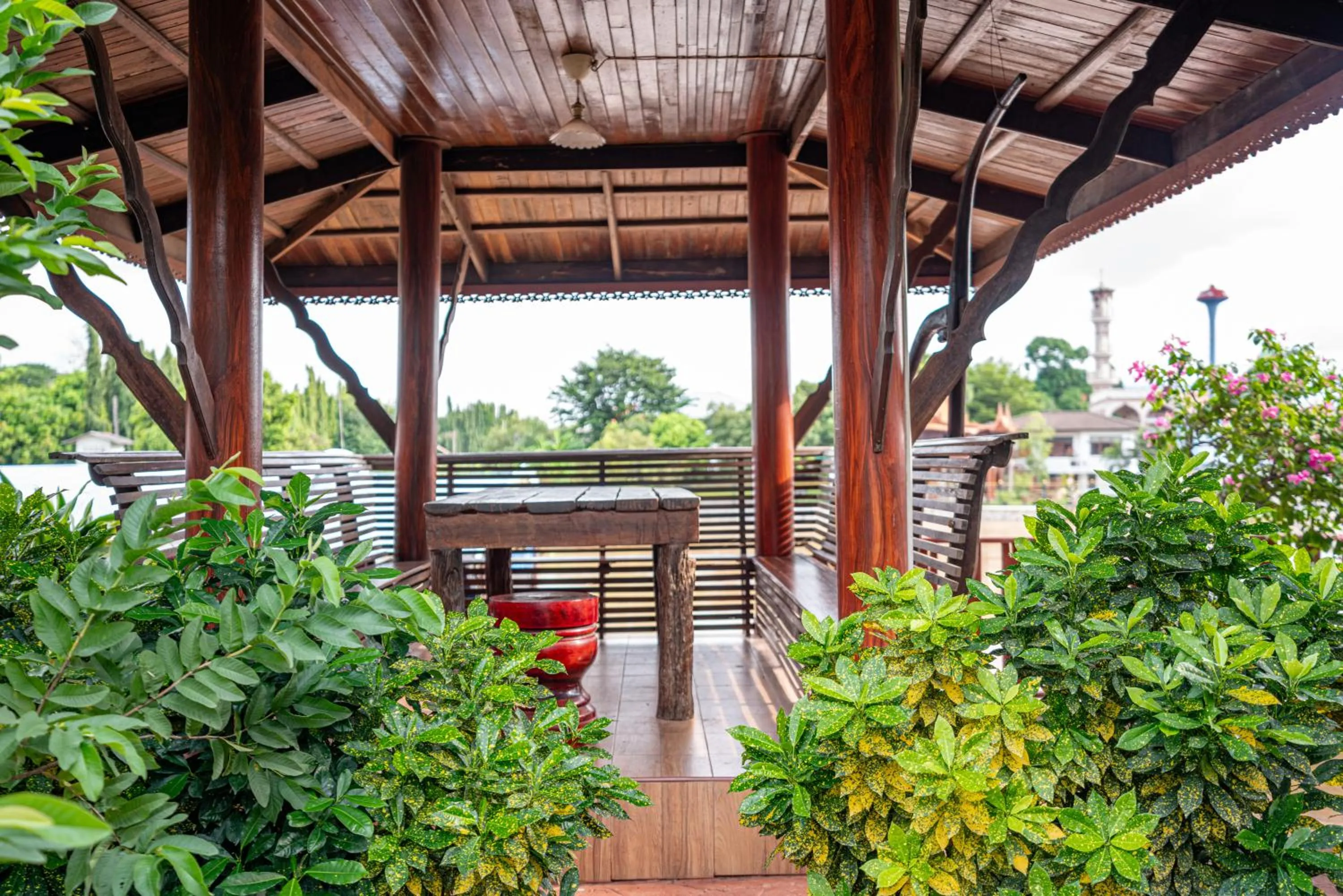 Garden in Athithara Homestay