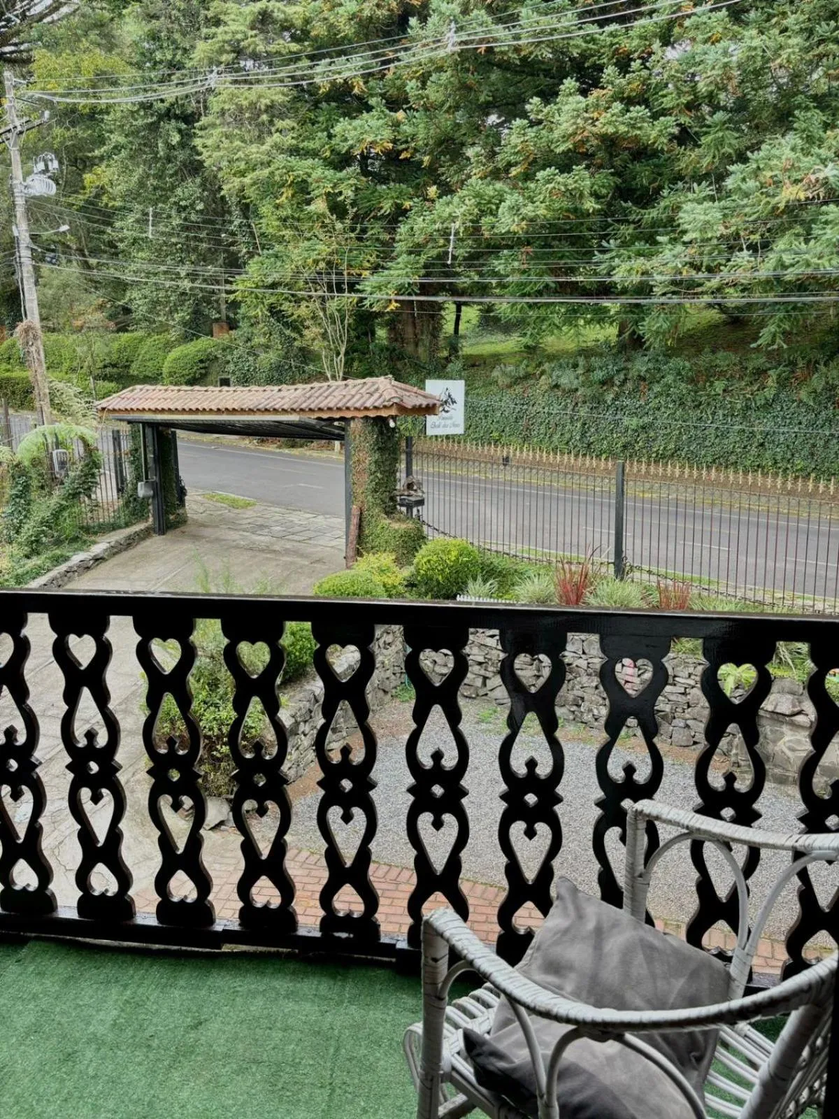 Balcony/Terrace in Chalé das Neves