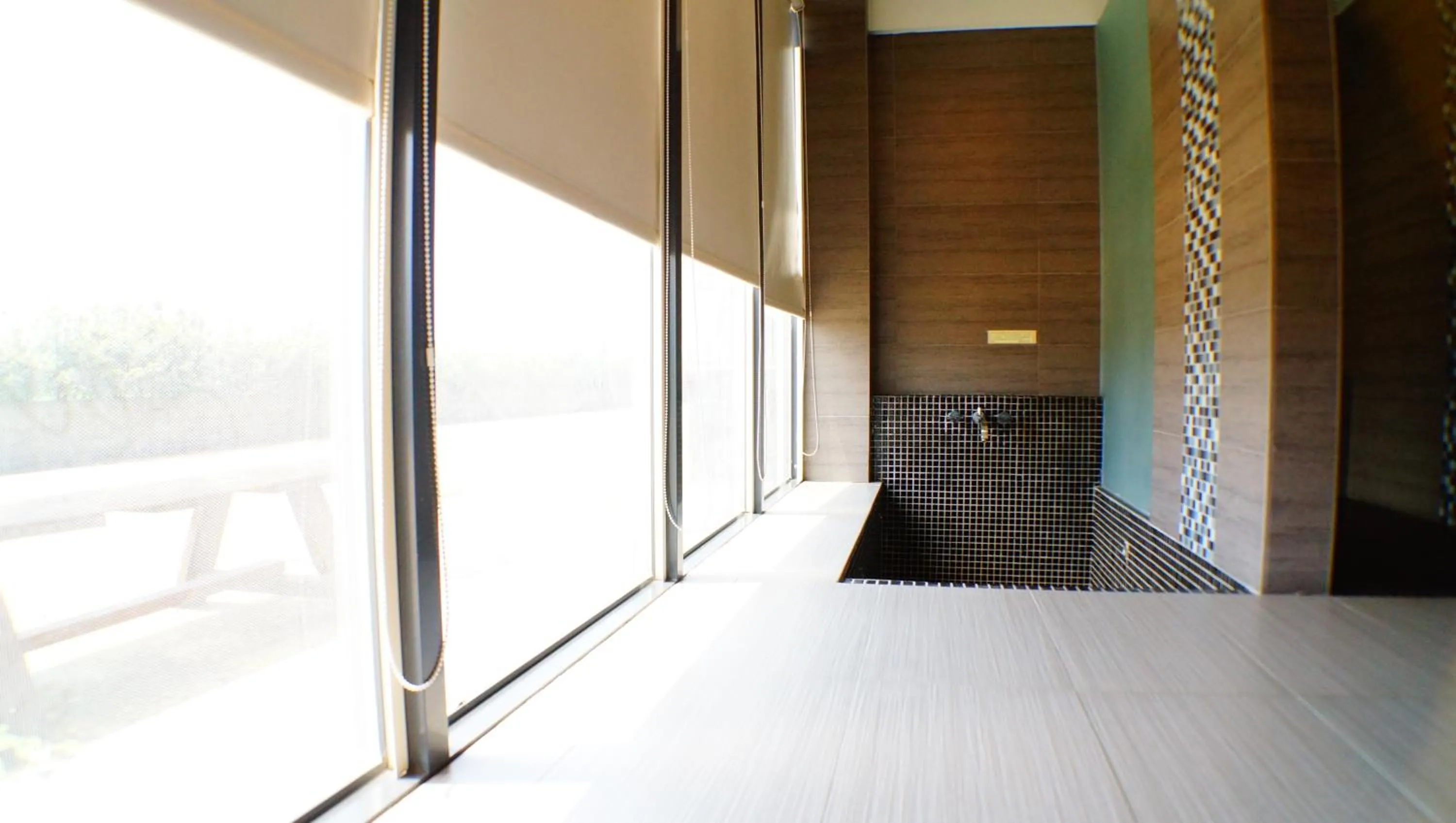 Bathroom, Bed in Lan Yang Resort Four Seasons