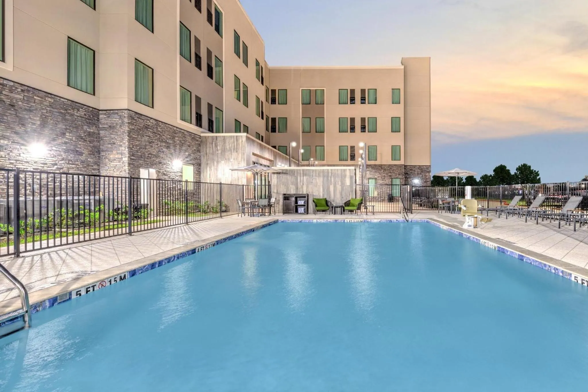 Swimming pool in Staybridge Suites Port Arthur - by IHG
