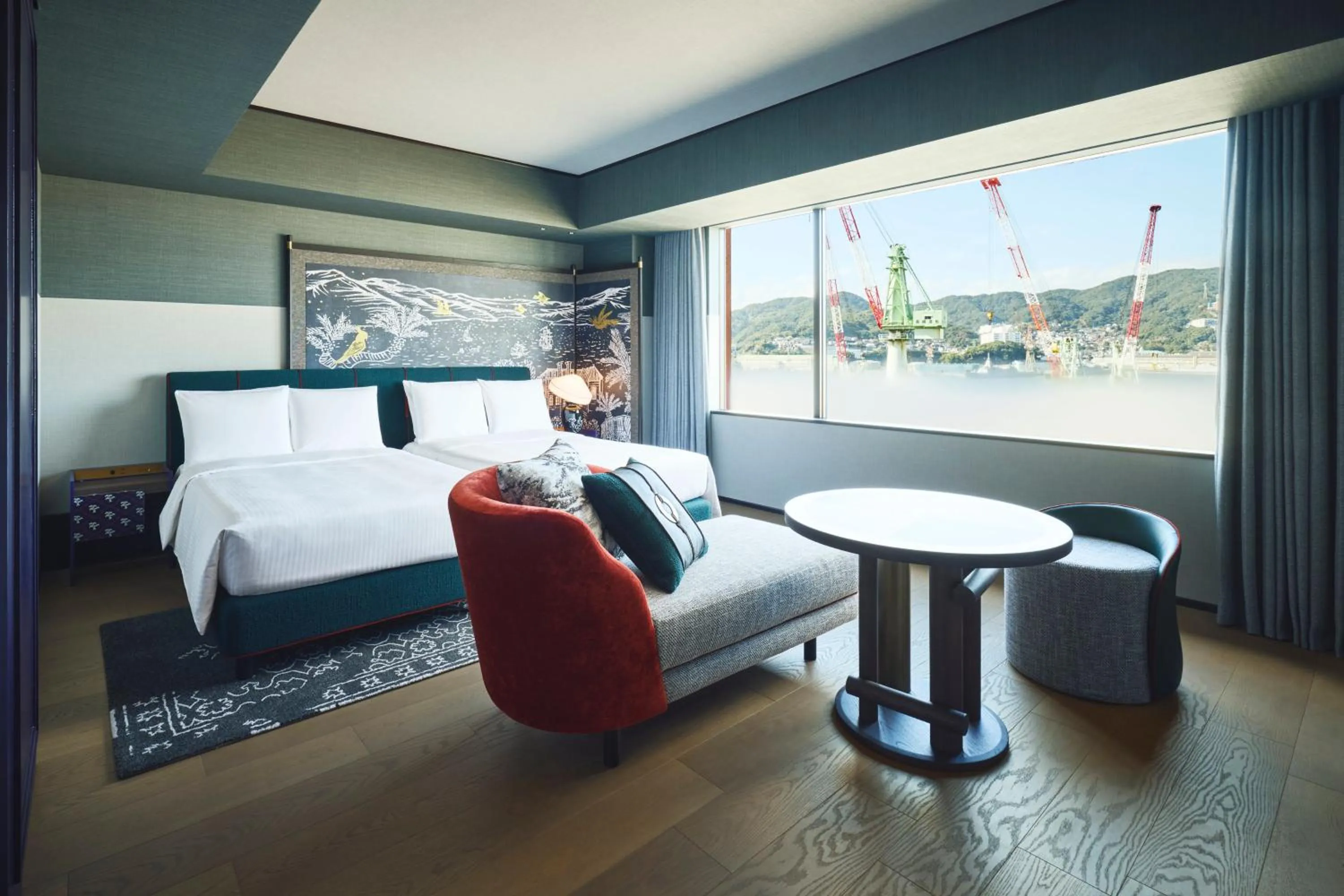 Photo of the whole room, Bed in Hotel Indigo Nagasaki Glover Street by IHG